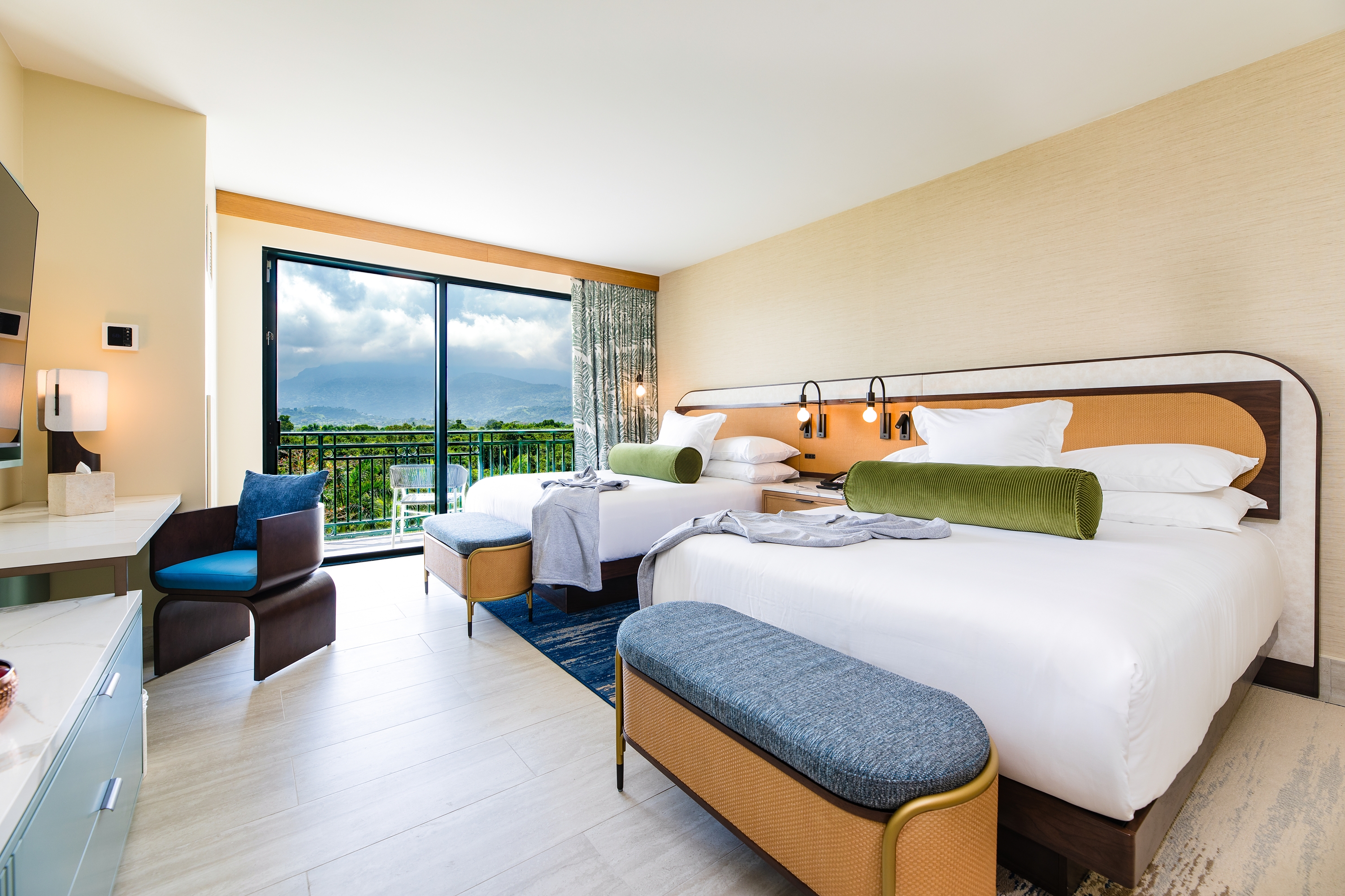 Guest room at the Wyndham Grand Rio Mar Rainforest Beach and Golf Resort in Rio Grande, Other than US/Canada