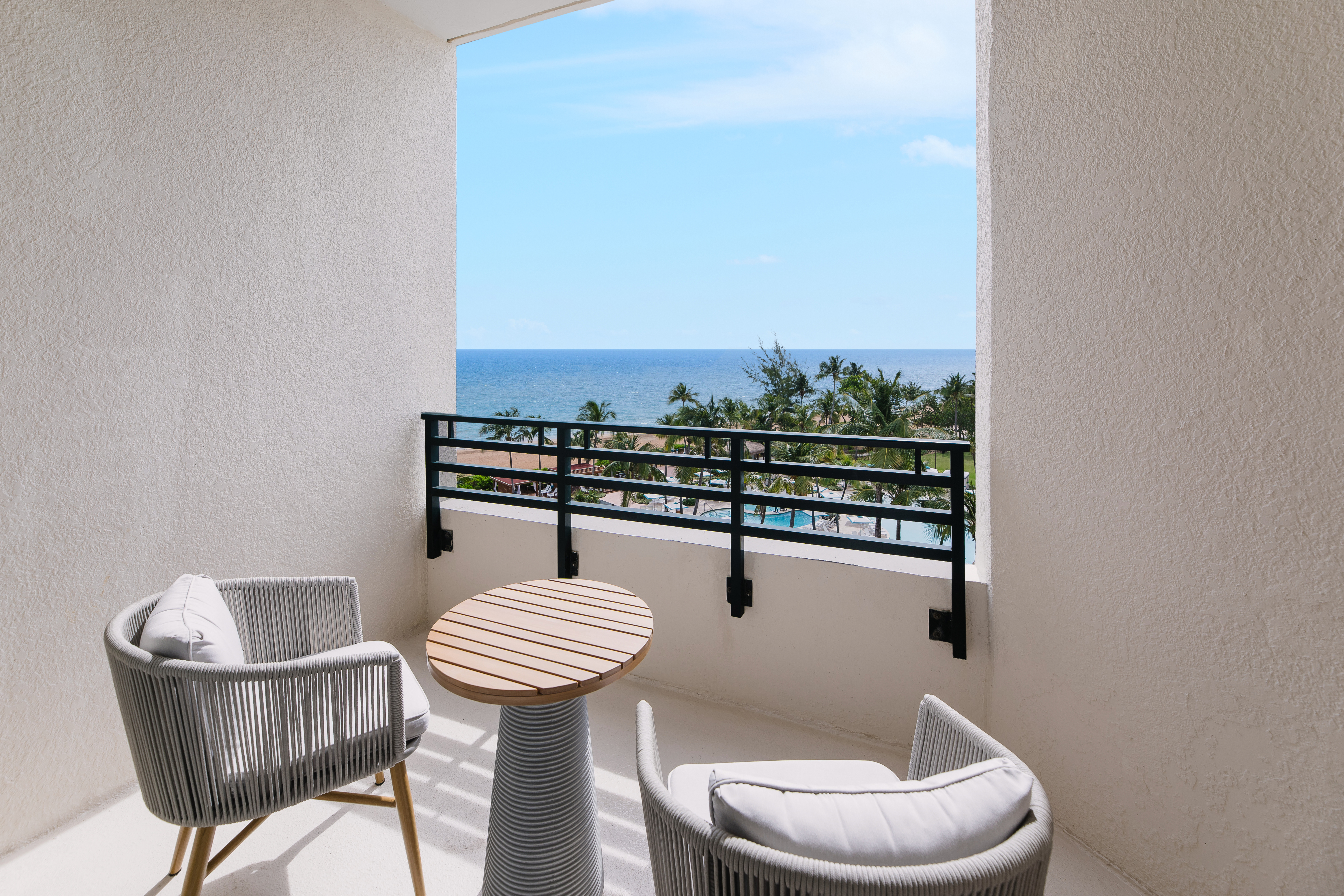 Guest room balcony at Wyndham Grand Rio Mar Rainforest Beach and Golf Resort in Rio Grande, Other than US/Canada