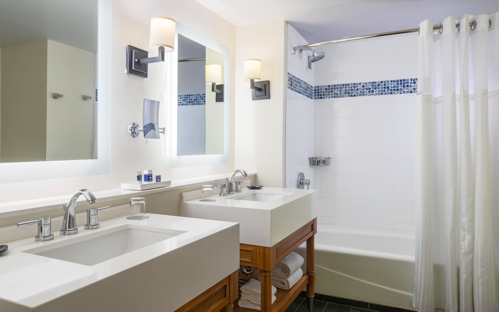 Guest room bath at the Wyndham Grand Rio Mar Rainforest Beach and Golf Resort in Rio Grande, Other than US/Canada