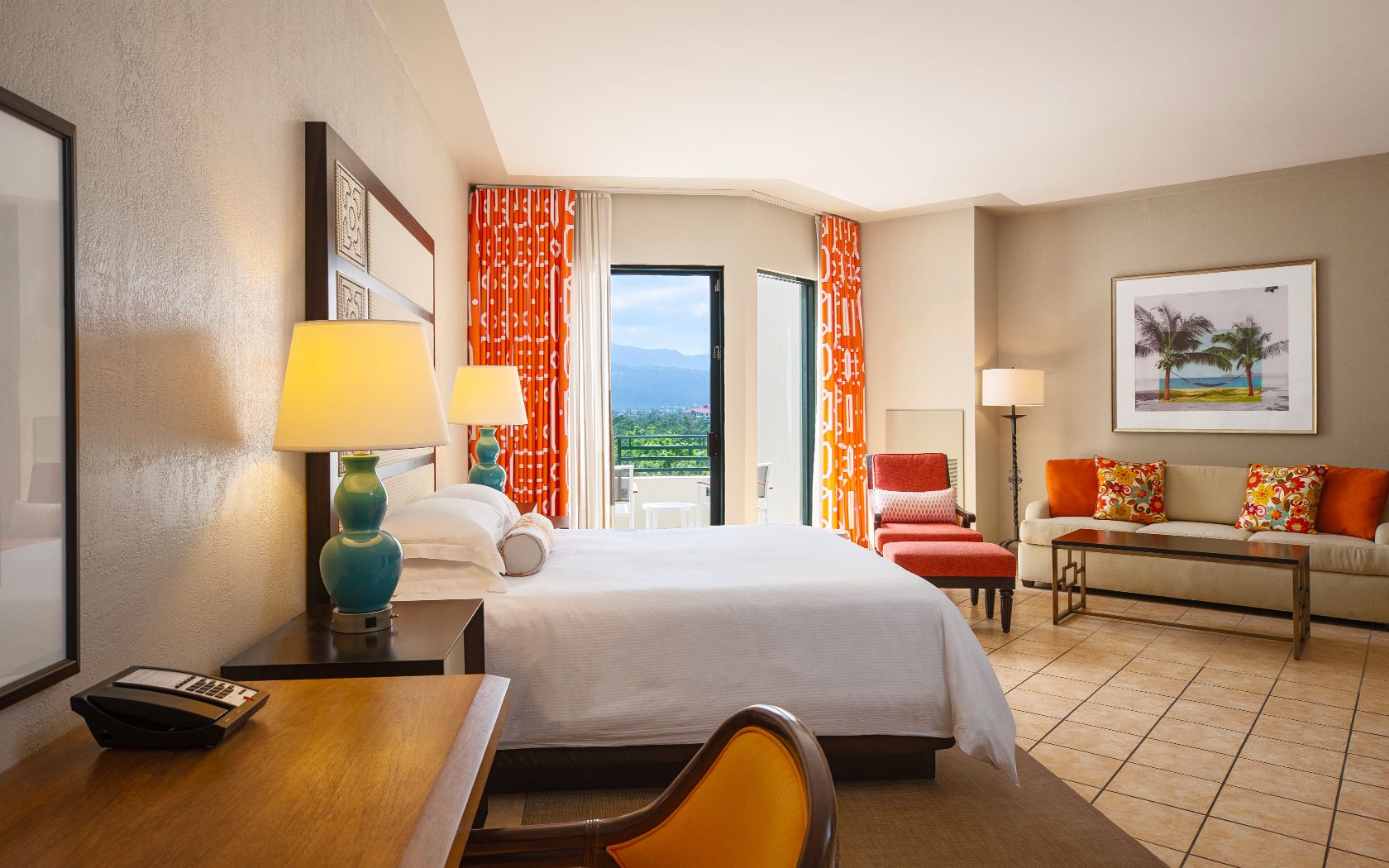 Guest room at the Wyndham Grand Rio Mar Rainforest Beach and Golf Resort in Rio Grande, Other than US/Canada