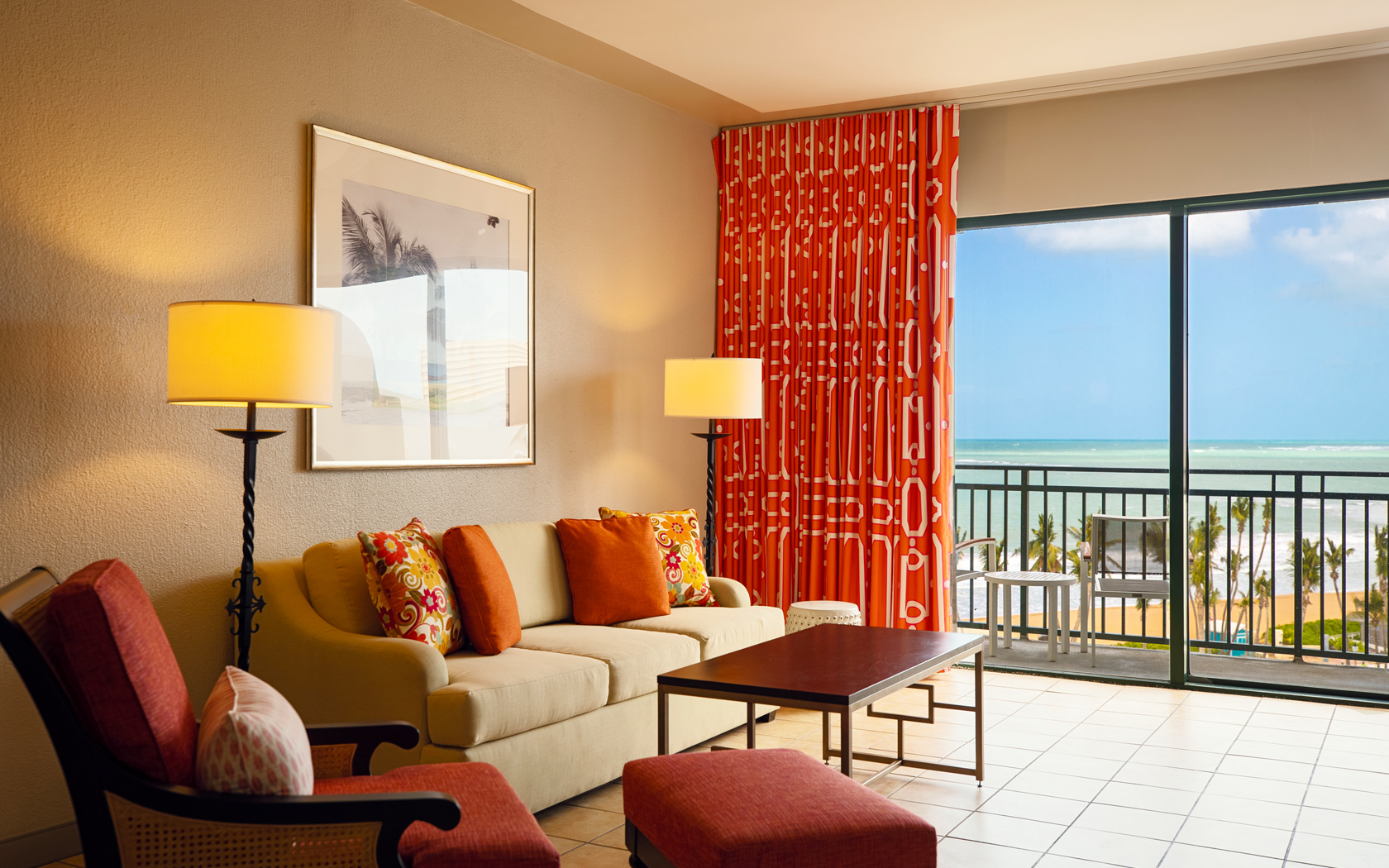 Guest room at the Wyndham Grand Rio Mar Rainforest Beach and Golf Resort in Rio Grande, Other than US/Canada