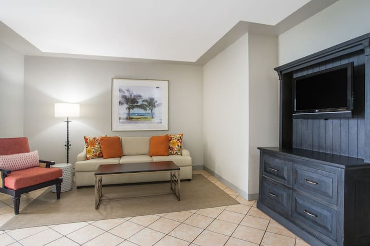 Wyndham Grand Rio Mar Rainforest Beach and Golf Resort suite living room in Rio Grande, Other than US/Canada