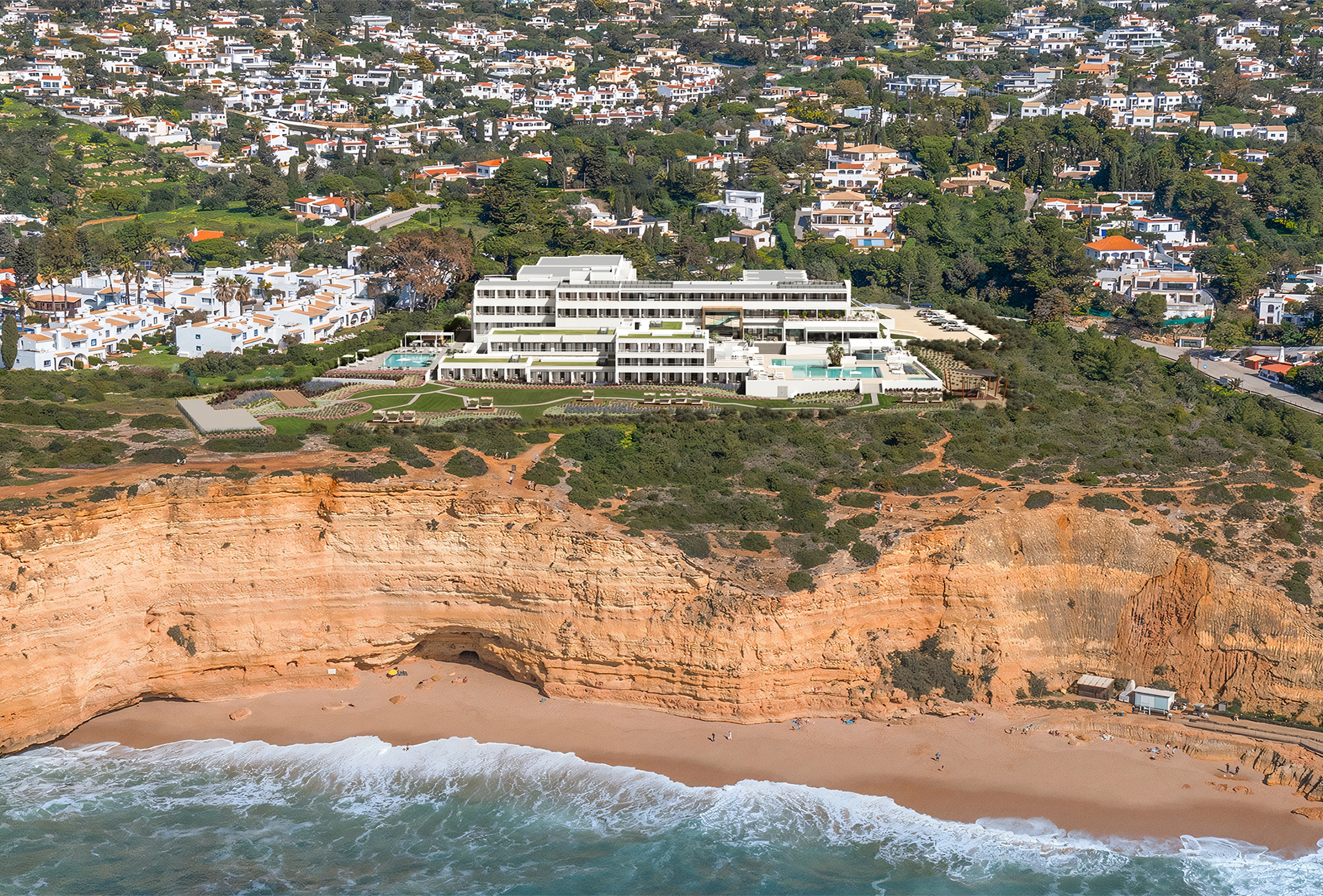 Exterior of Wyndham Grand Carvoeiro Algarve hotel in Carvoeiro, Other than US/Canada