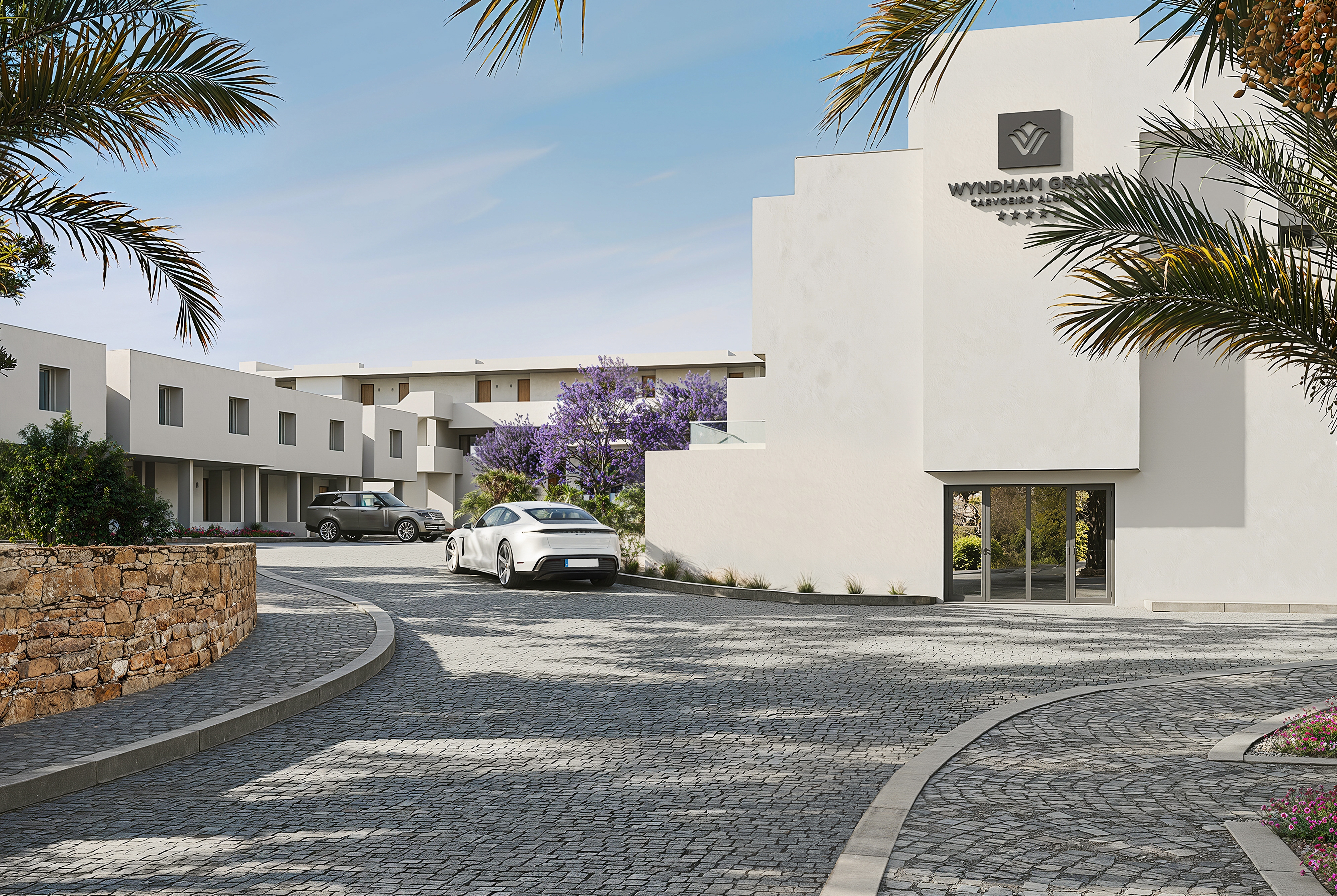Exterior of Wyndham Grand Carvoeiro Algarve hotel in Carvoeiro, Other than US/Canada