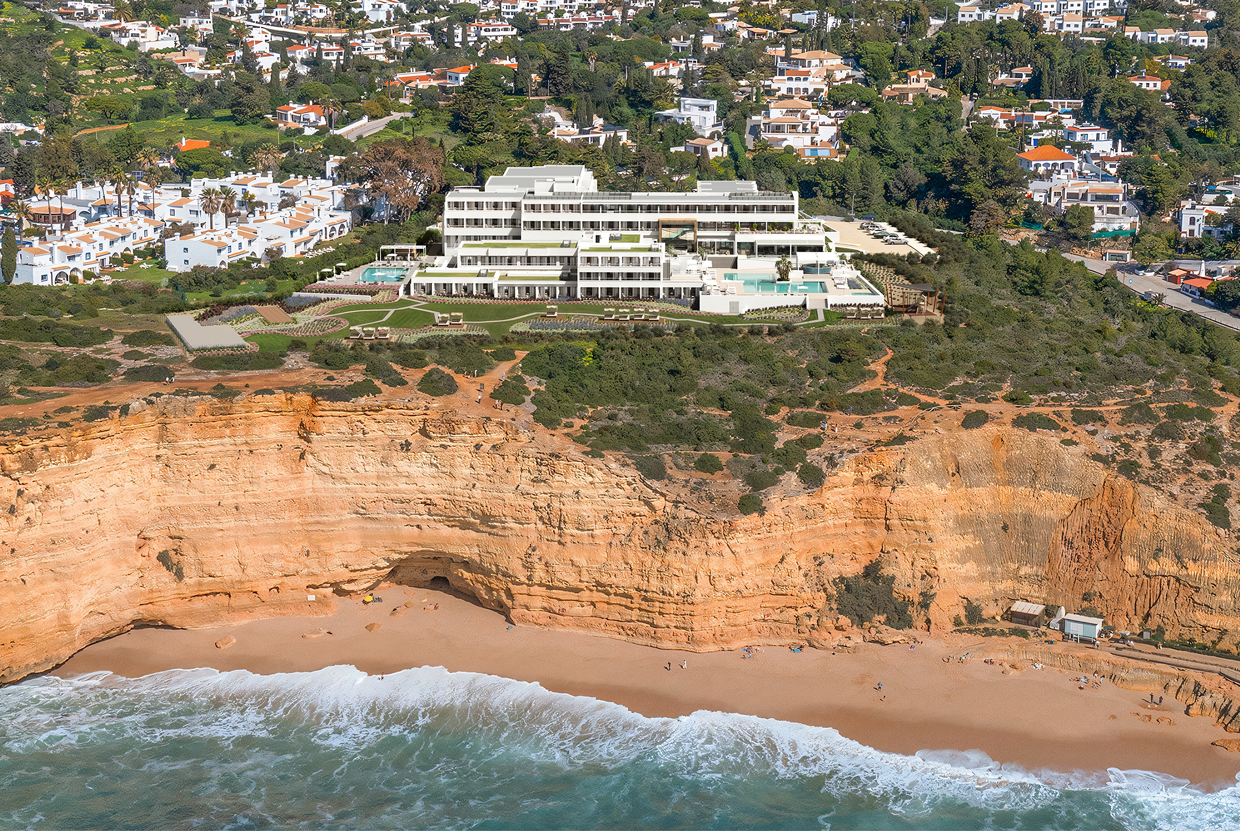Exterior of Wyndham Grand Carvoeiro Algarve hotel in Carvoeiro, Other than US/Canada
