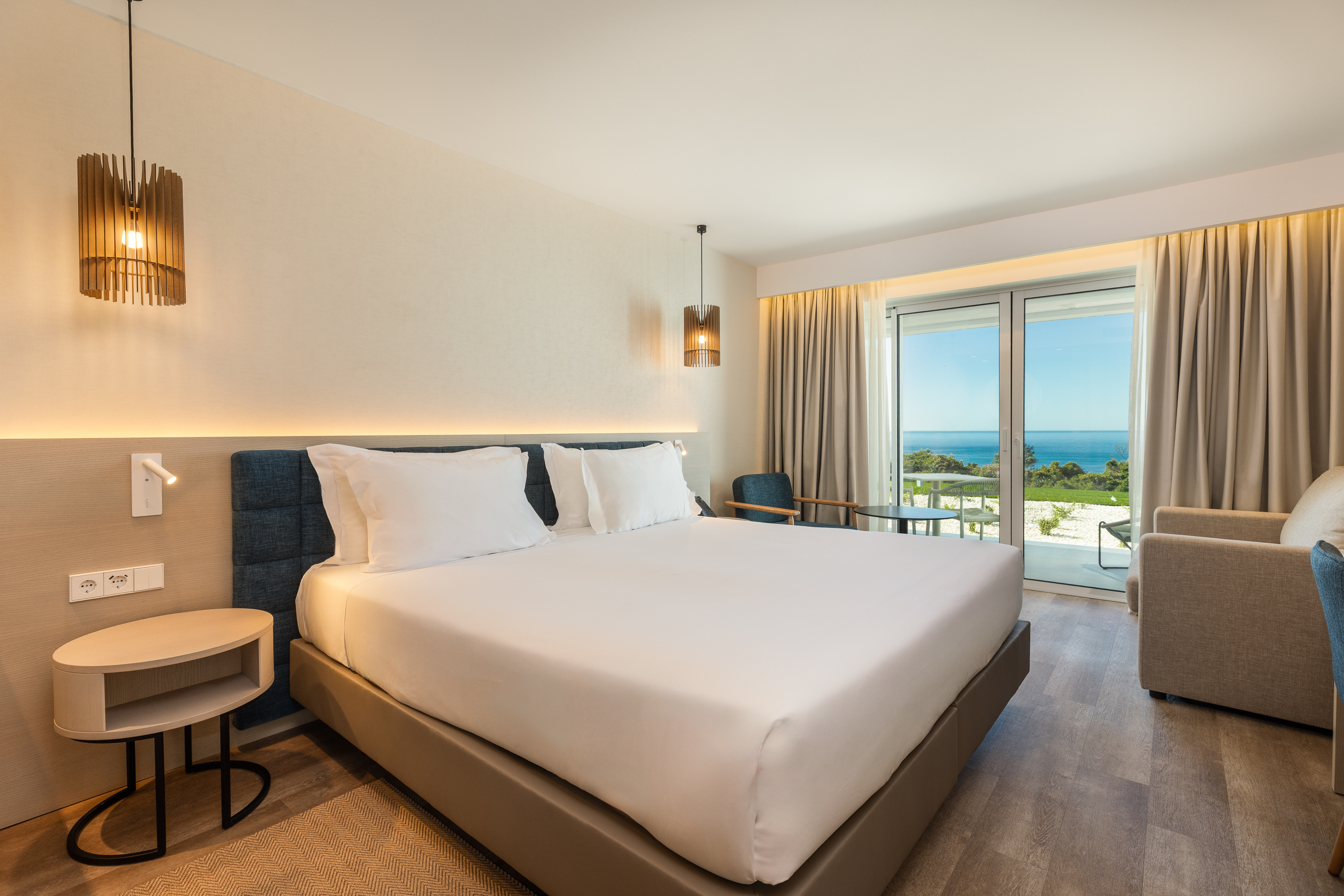 Guest room at the Wyndham Grand Carvoeiro Algarve in Carvoeiro, Other than US/Canada