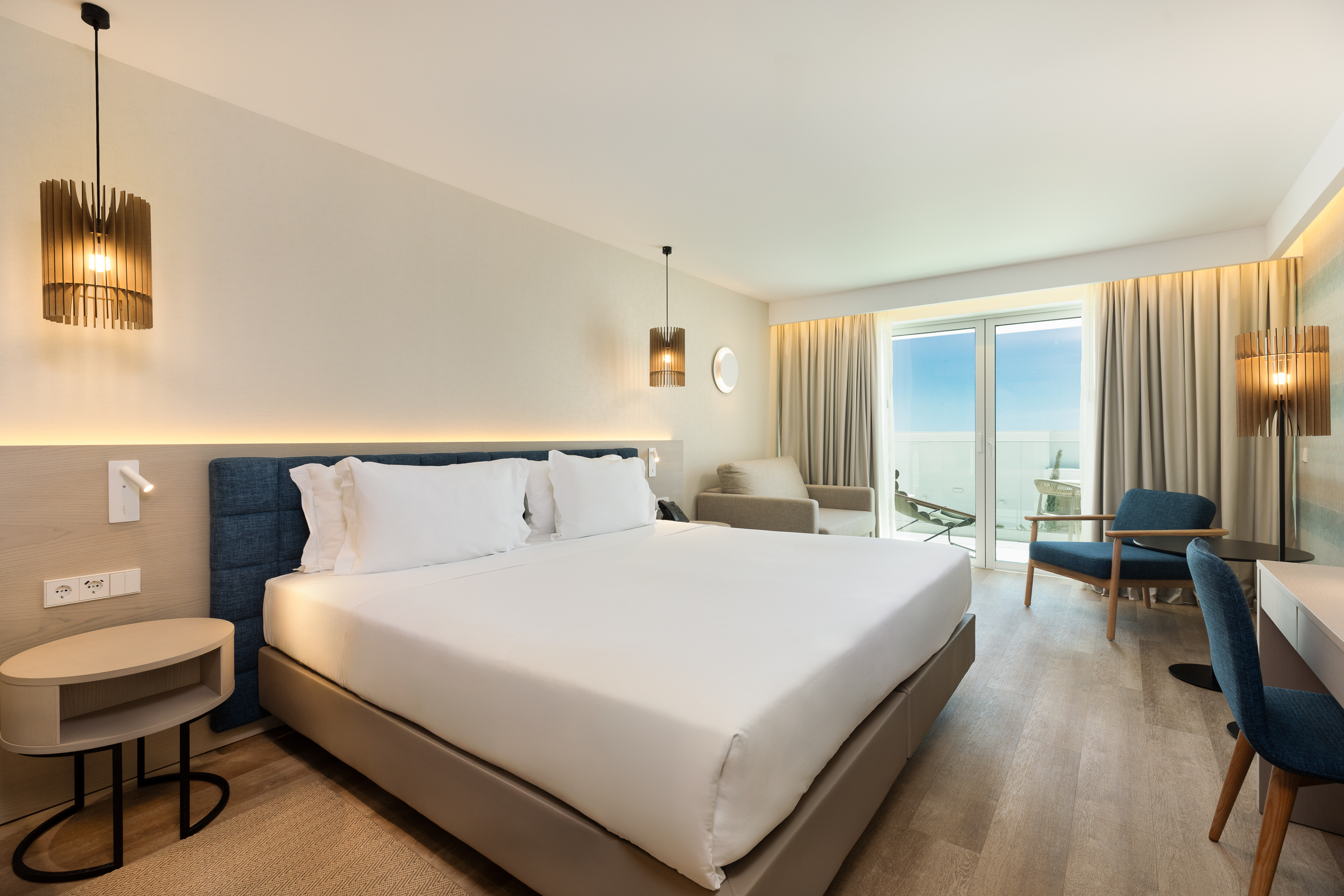 Guest room at the Wyndham Grand Carvoeiro Algarve in Carvoeiro, Other than US/Canada
