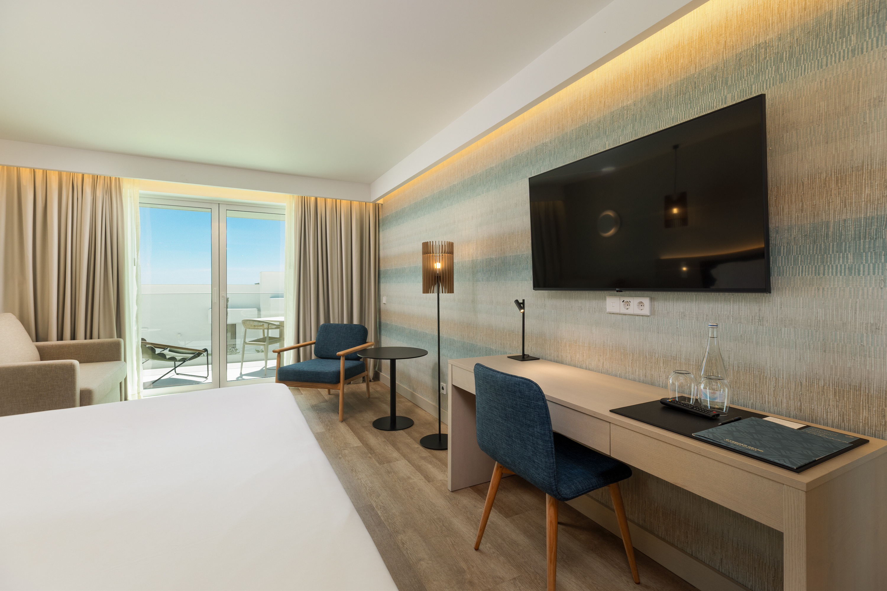 Guest room at the Wyndham Grand Carvoeiro Algarve in Carvoeiro, Other than US/Canada