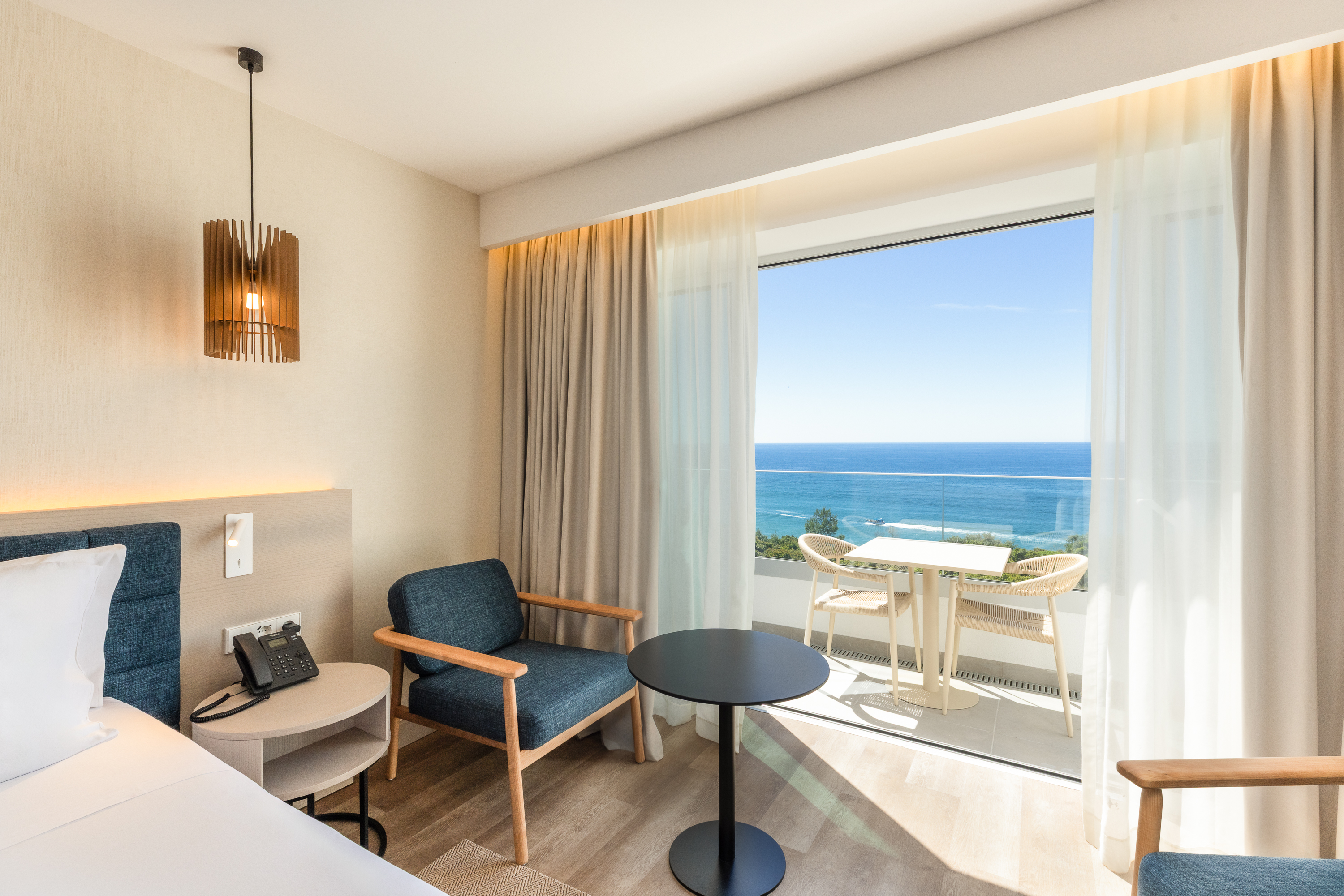 Guest room at the Wyndham Grand Carvoeiro Algarve in Carvoeiro, Other than US/Canada