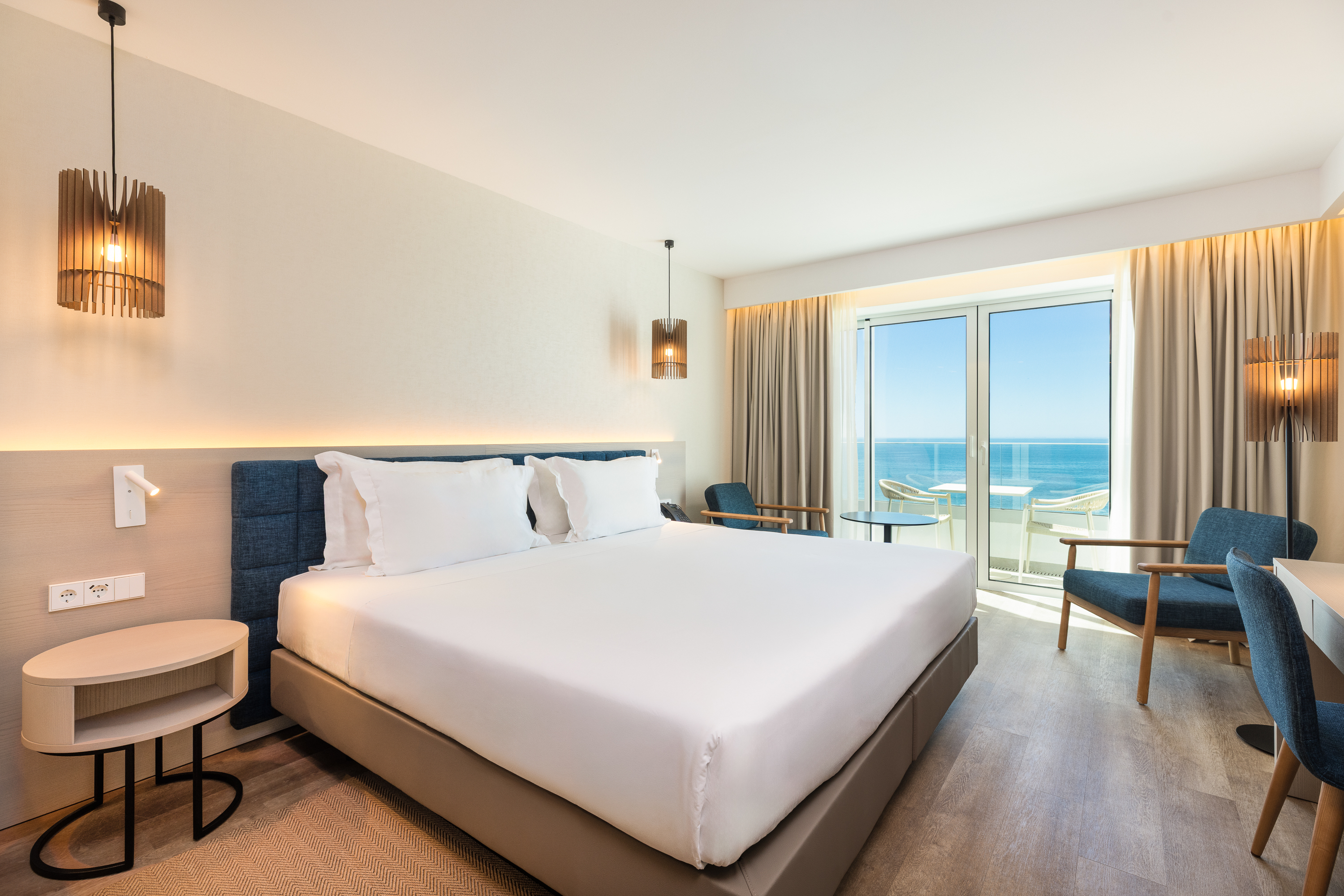 Guest room at the Wyndham Grand Carvoeiro Algarve in Carvoeiro, Other than US/Canada