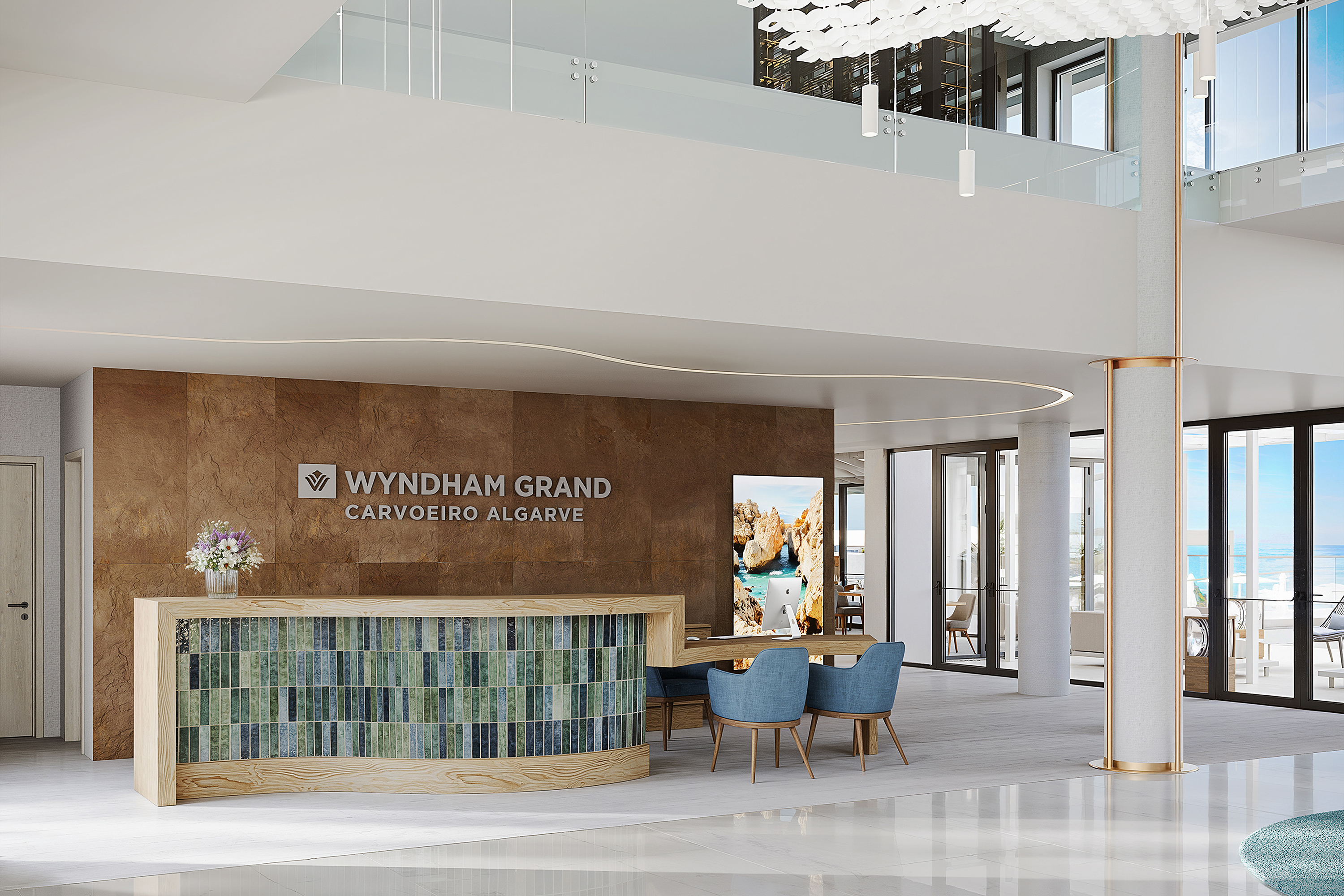 Wyndham Grand Carvoeiro Algarve reception in Carvoeiro, Other than US/Canada