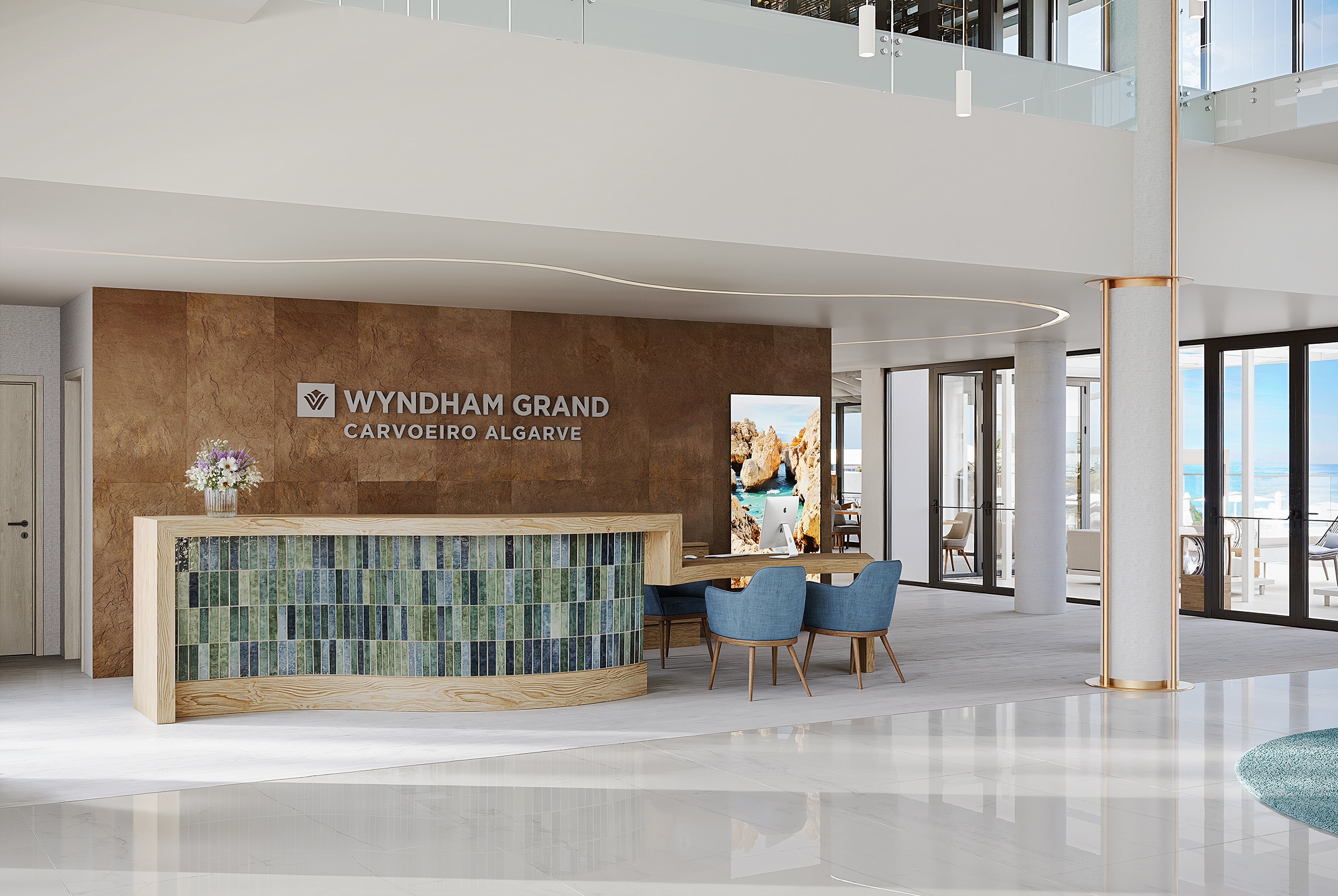 Wyndham Grand Carvoeiro Algarve reception in Carvoeiro, Other than US/Canada