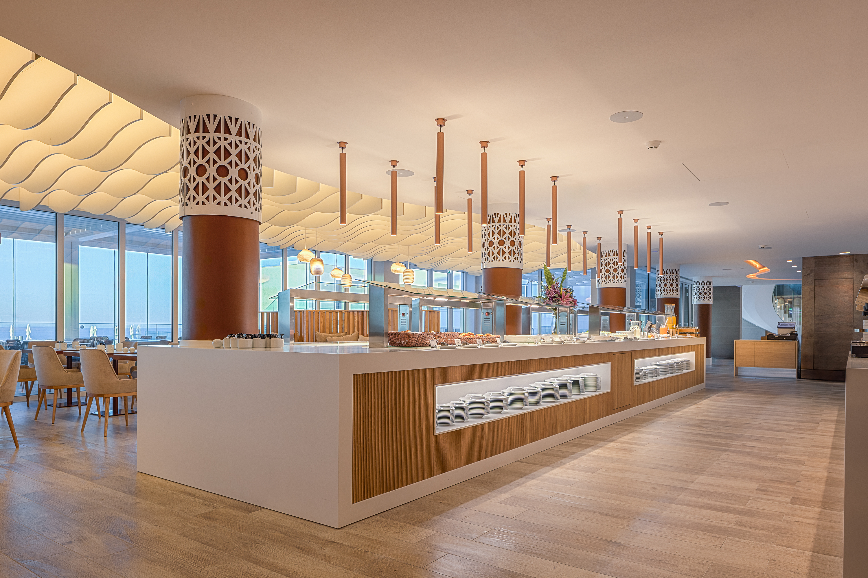 Wyndham Grand Carvoeiro Algarve restaurant buffet in Carvoeiro, Other than US/Canada