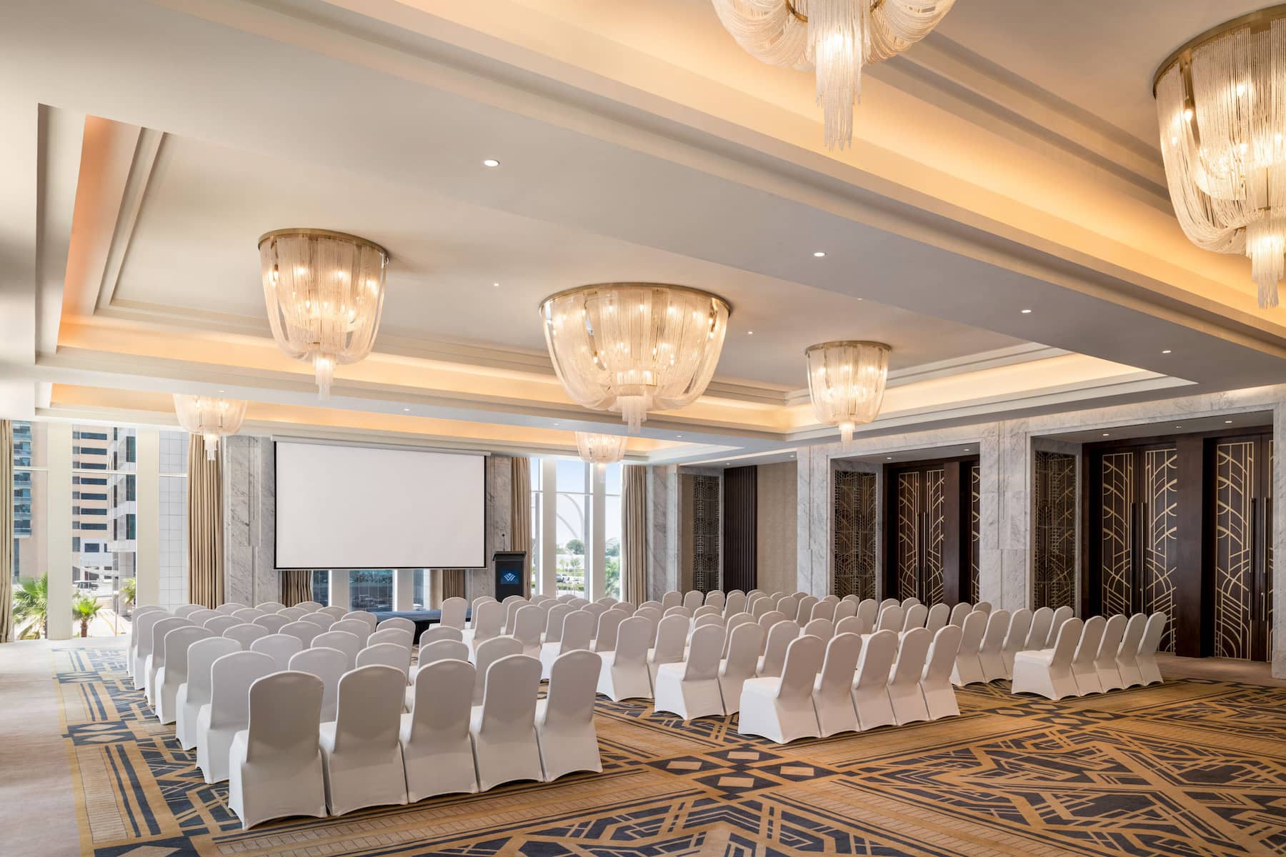 Wyndham Grand Doha West Bay Beach ballroom in Doha, Other than US/Canada