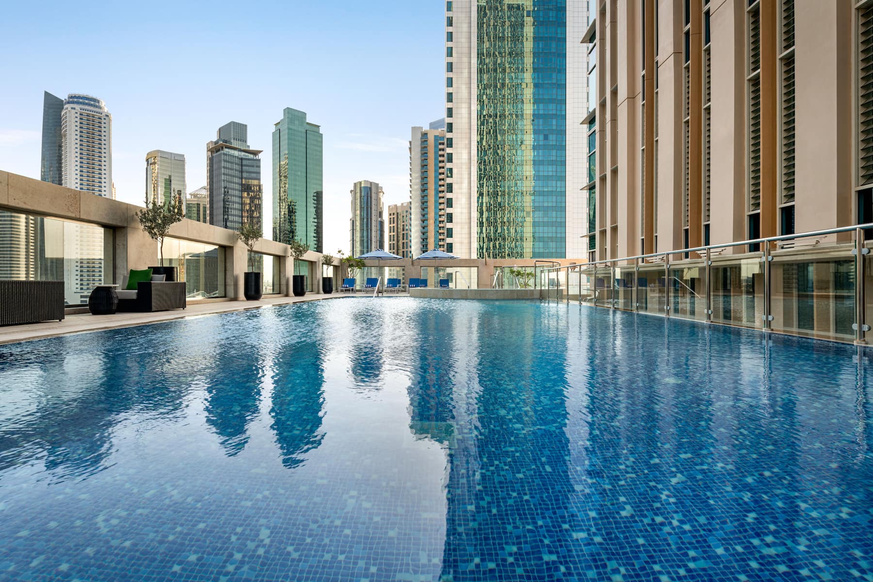 Family pool at the Wyndham Grand Doha West Bay Beach in Doha, Other than US/Canada