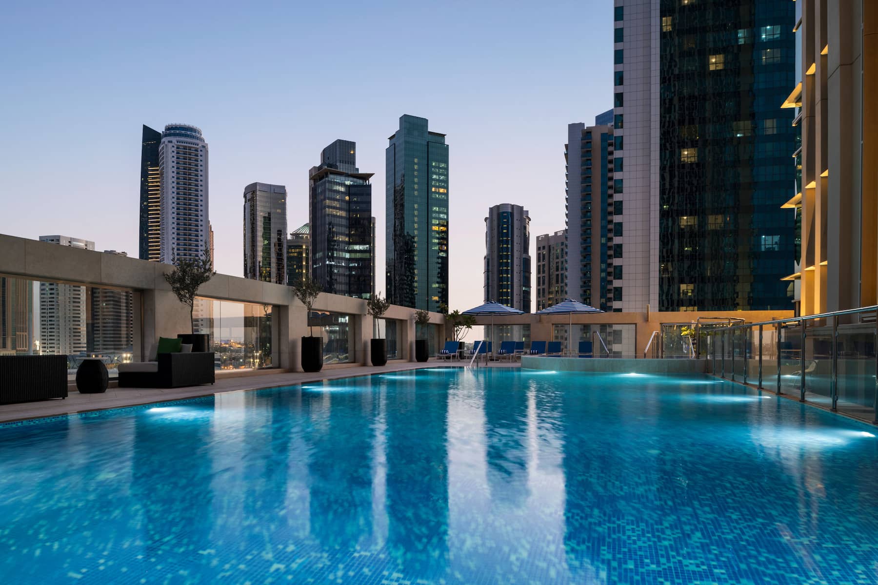 Family pool at the Wyndham Grand Doha West Bay Beach in Doha, Other than US/Canada