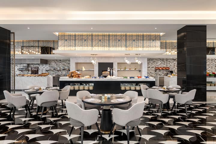 Wyndham Grand Doha West Bay Beach restaurant in Doha, Other than US/Canada