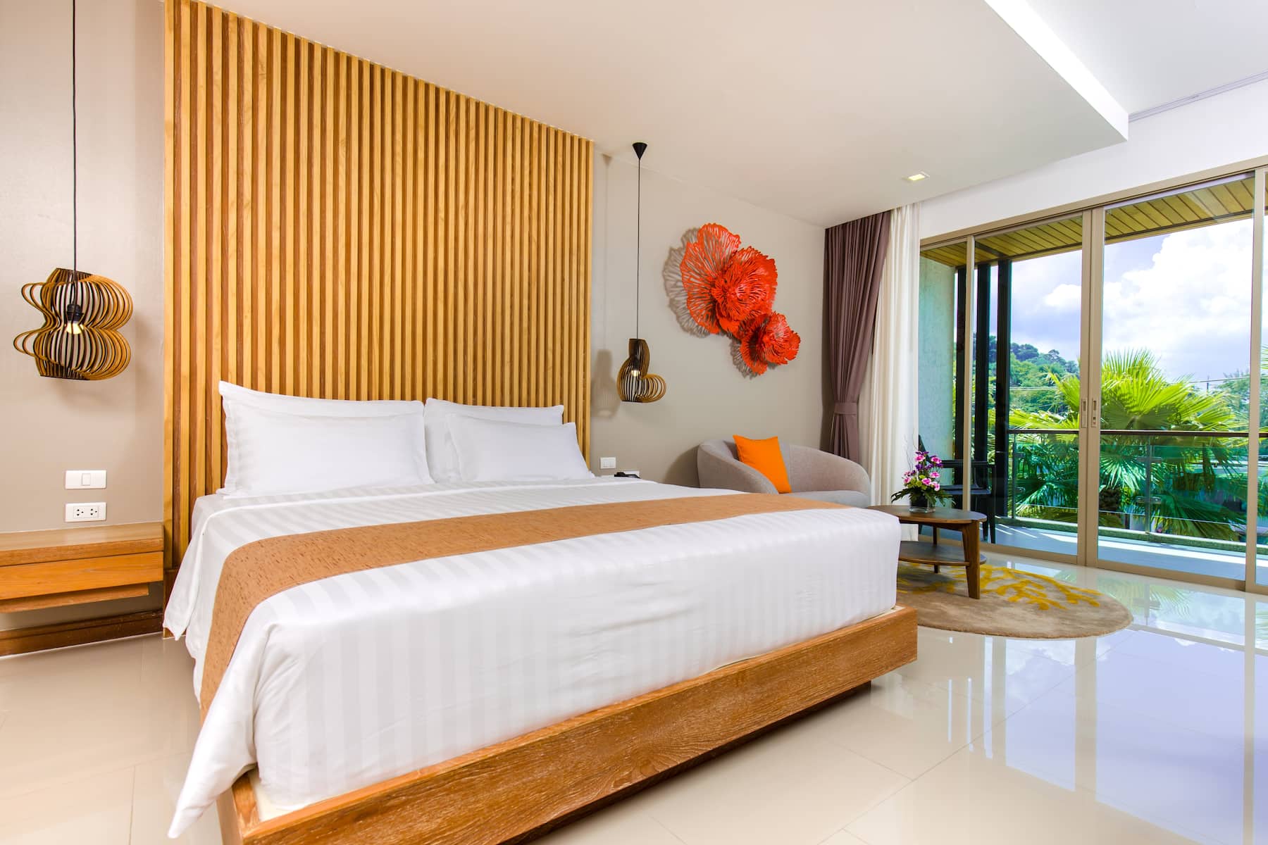 Guest room at the Wyndham Grand Phuket Kalim Bay in Phuket, Other than US/Canada