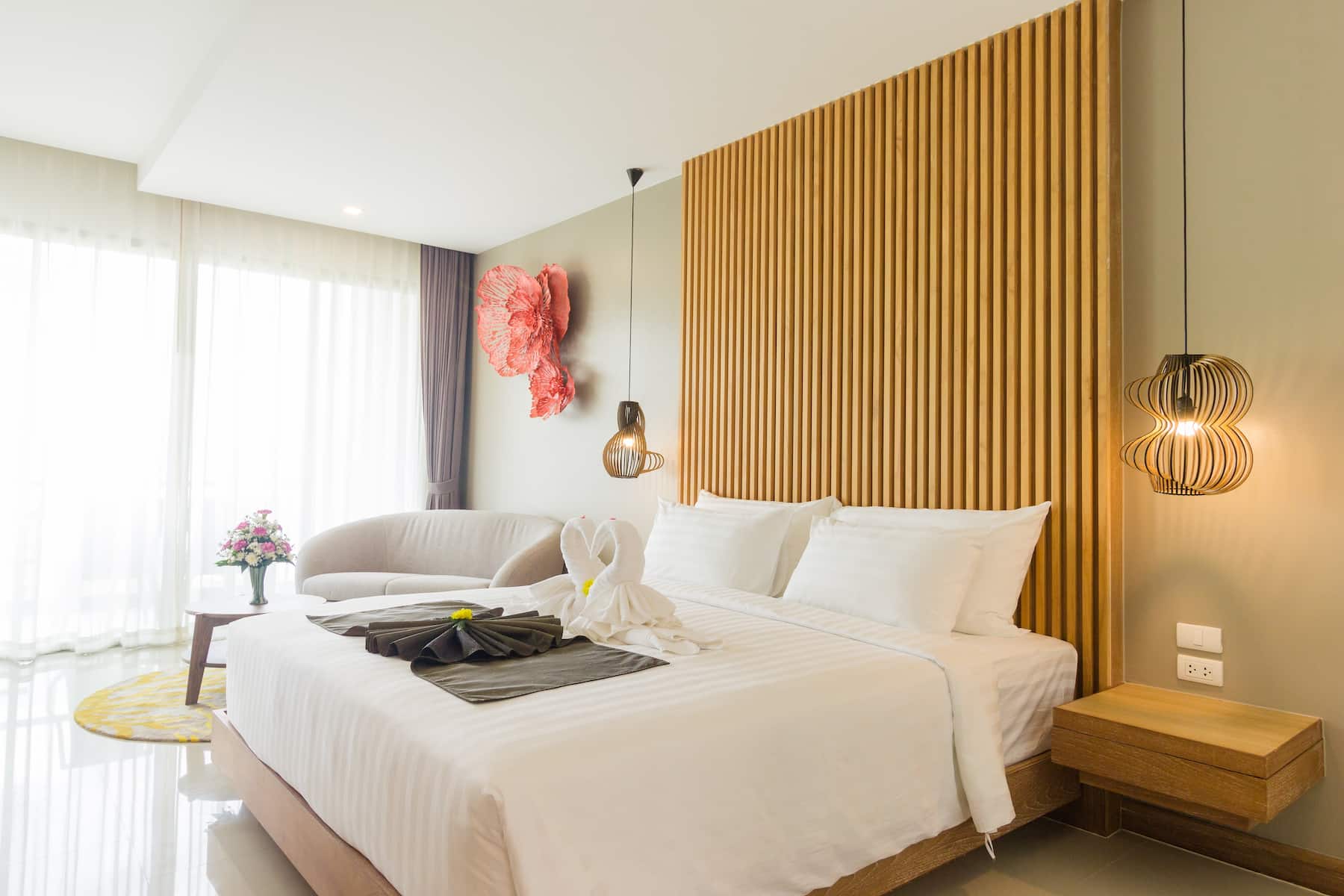 Guest room at the Wyndham Grand Phuket Kalim Bay in Phuket, Other than US/Canada