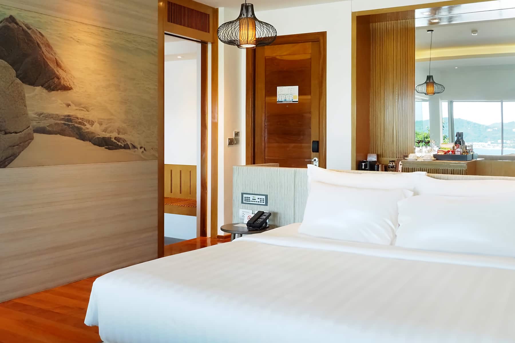 Guest room at the Wyndham Grand Phuket Kalim Bay in Phuket, Other than US/Canada