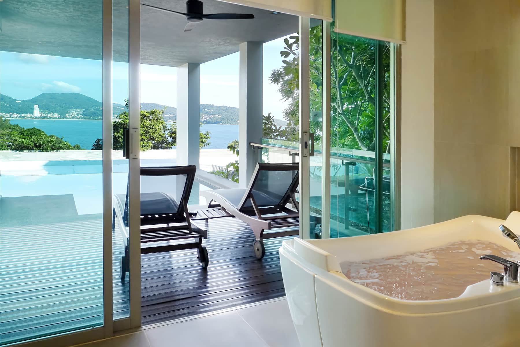 Guest room at the Wyndham Grand Phuket Kalim Bay in Phuket, Other than US/Canada