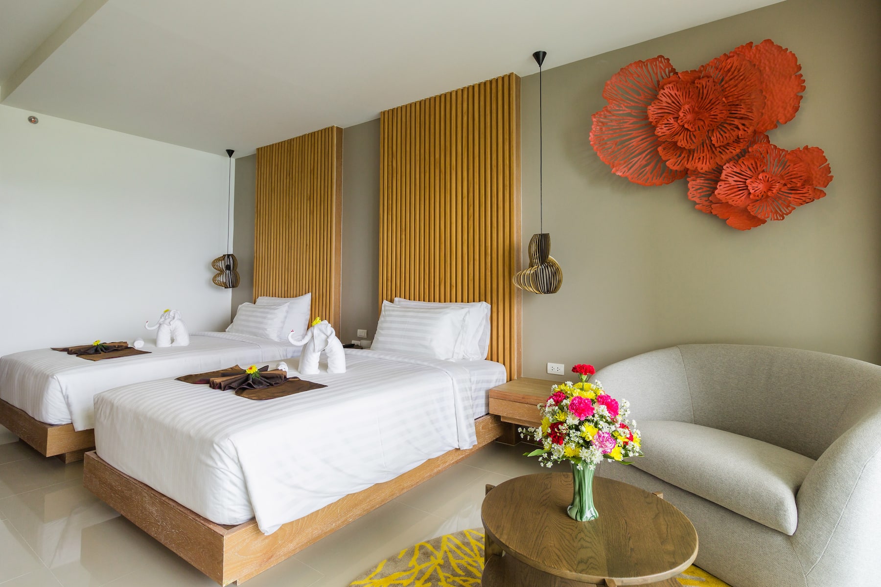 Guest room at the Wyndham Grand Phuket Kalim Bay in Phuket, Other than US/Canada