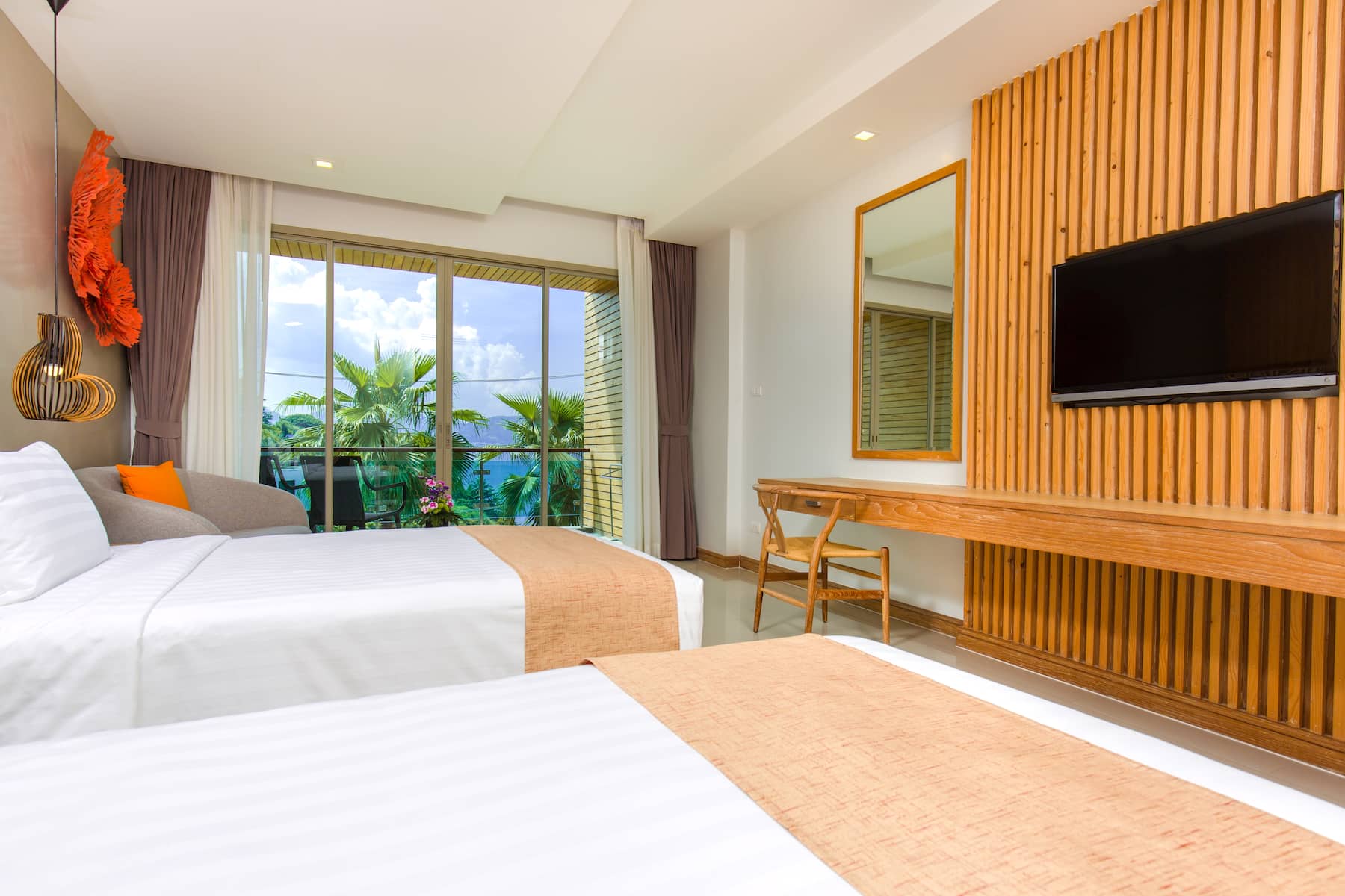 Guest room at the Wyndham Grand Phuket Kalim Bay in Phuket, Other than US/Canada
