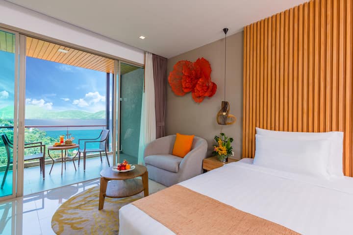 Guest room at the Wyndham Grand Phuket Kalim Bay in Phuket, Other than US/Canada