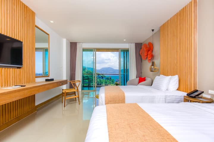 Guest room at the Wyndham Grand Phuket Kalim Bay in Phuket, Other than US/Canada