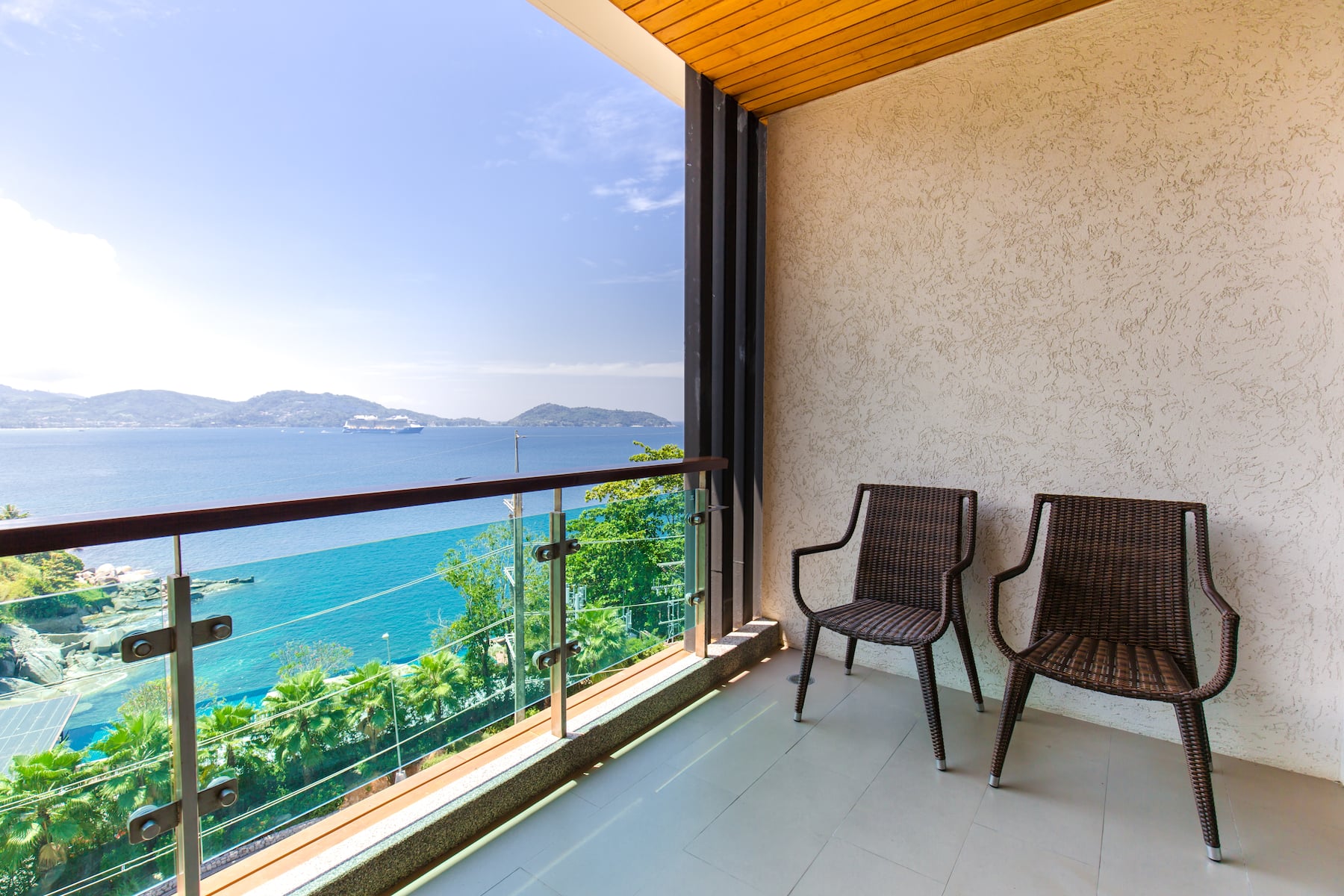 Guest room at the Wyndham Grand Phuket Kalim Bay in Phuket, Other than US/Canada