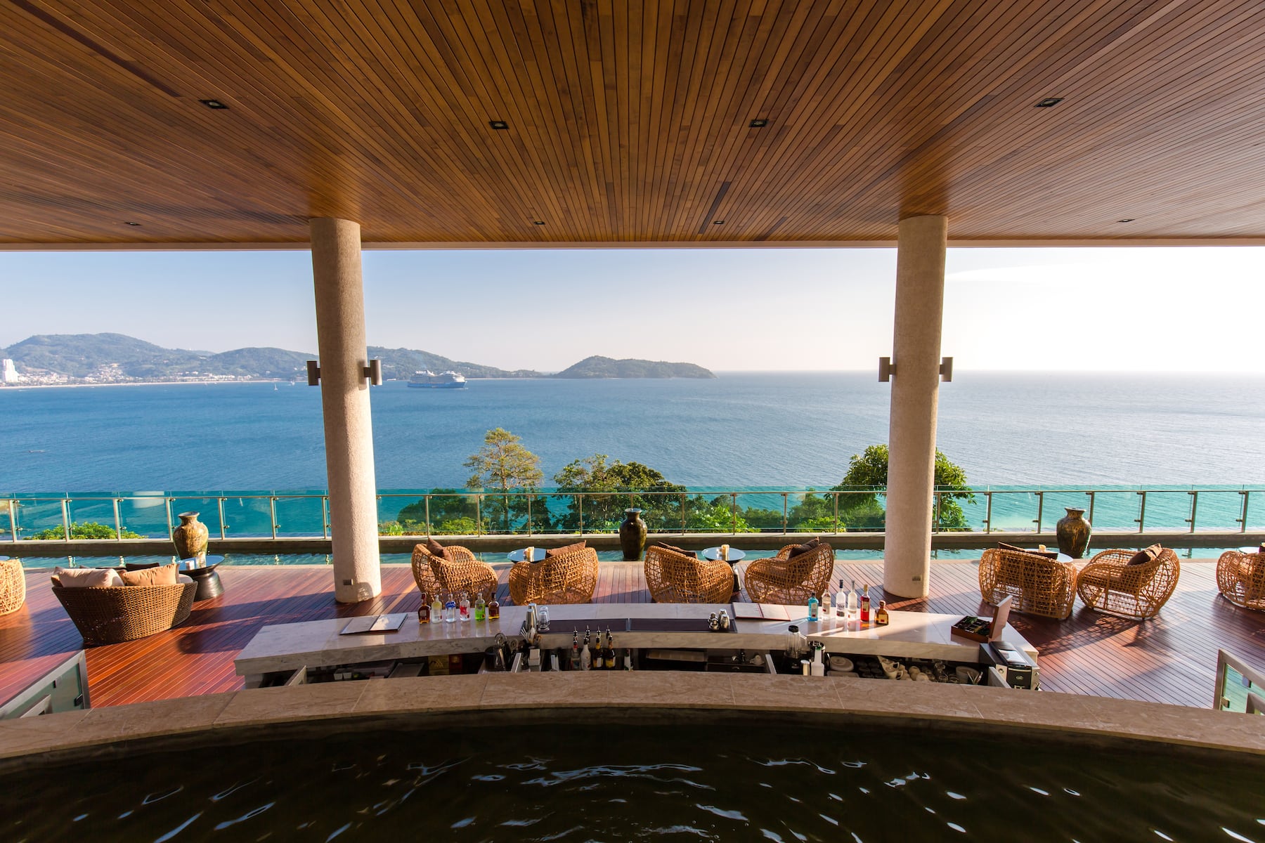 Wyndham Grand Phuket Kalim Bay restaurant bar in Phuket, Other than US/Canada