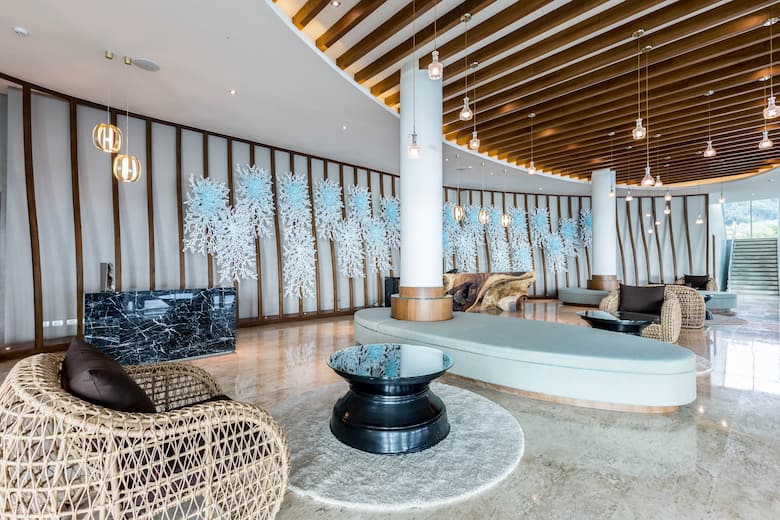 Wyndham Grand Phuket Kalim Bay hotel lobby in Phuket, Other than US/Canada
