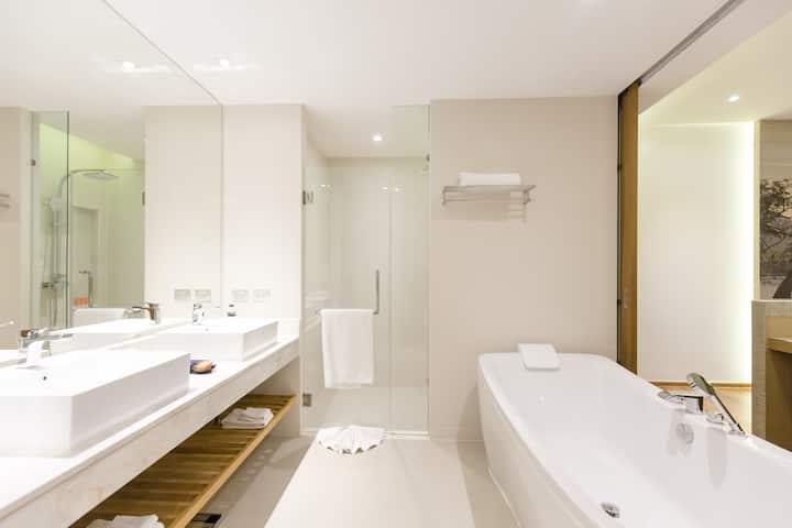 Guest room at the Wyndham Grand Phuket Kalim Bay in Phuket, Other than US/Canada
