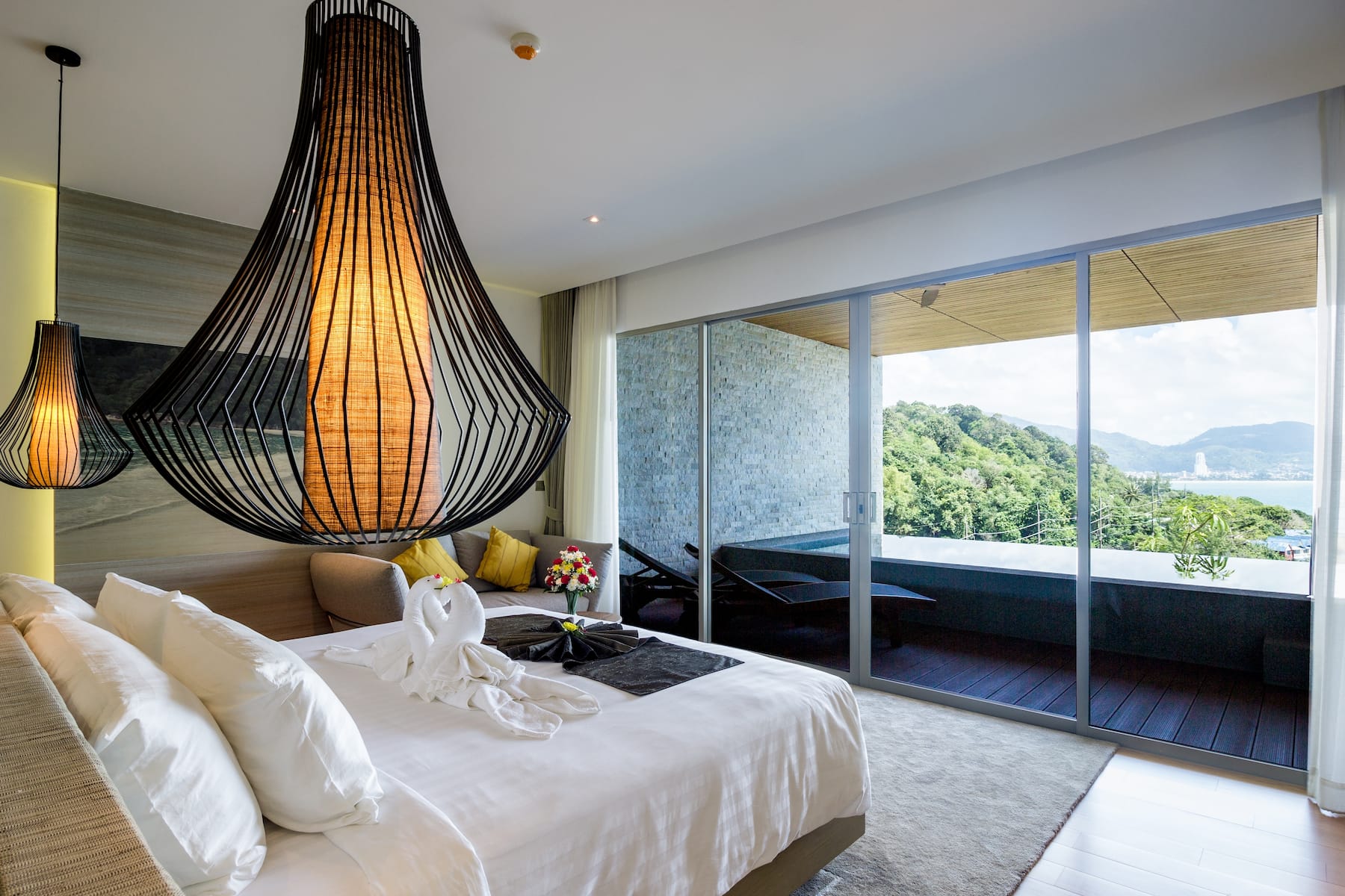 Guest room at the Wyndham Grand Phuket Kalim Bay in Phuket, Other than US/Canada