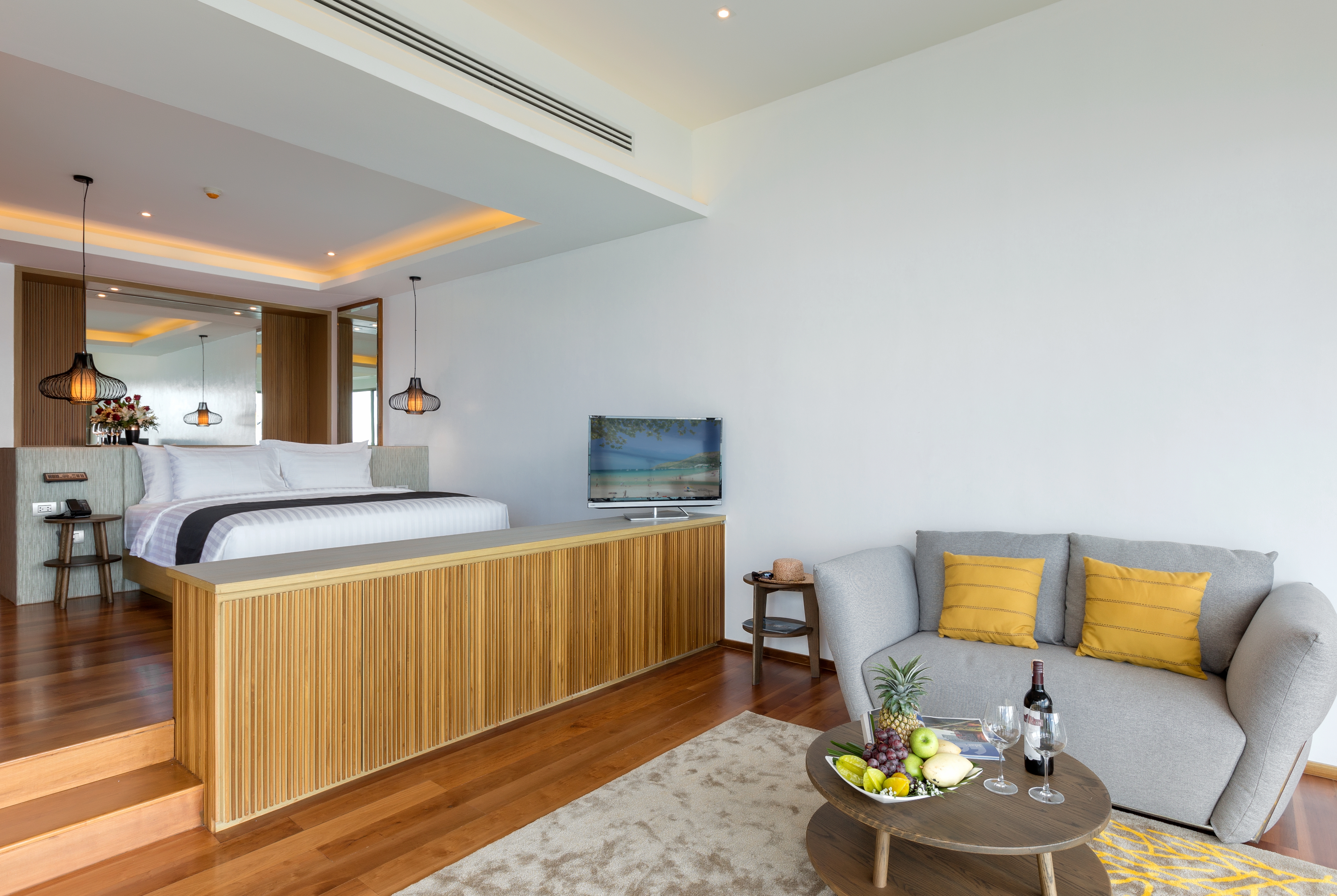 Guest room at the Wyndham Grand Phuket Kalim Bay in Phuket, Other than US/Canada