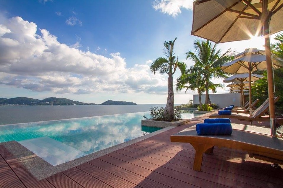 Pool at the Wyndham Grand Phuket Kalim Bay in Phuket, Other than US/Canada