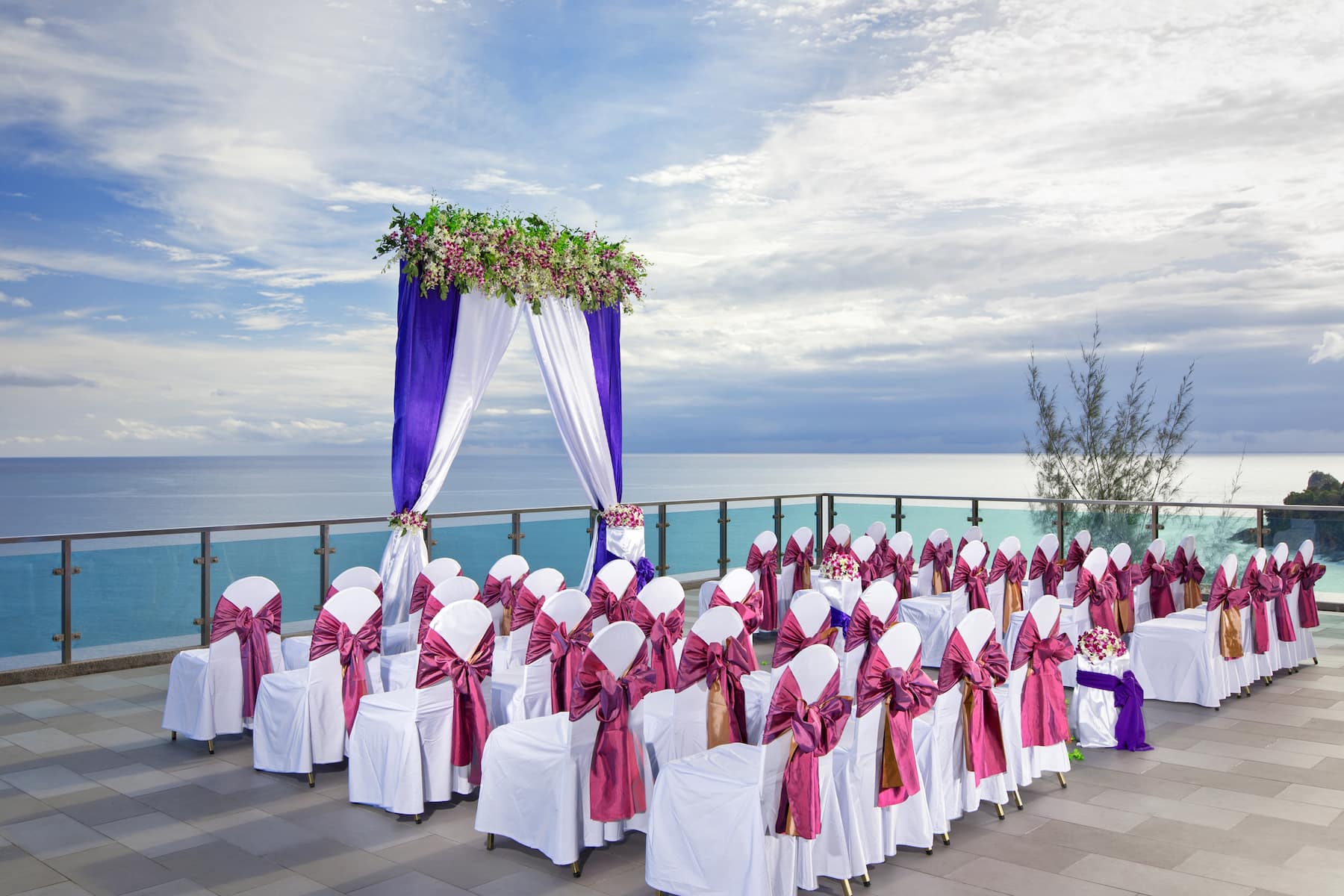 Wyndham Grand Phuket Kalim Bay ballroom wedding in Phuket, Other than US/Canada