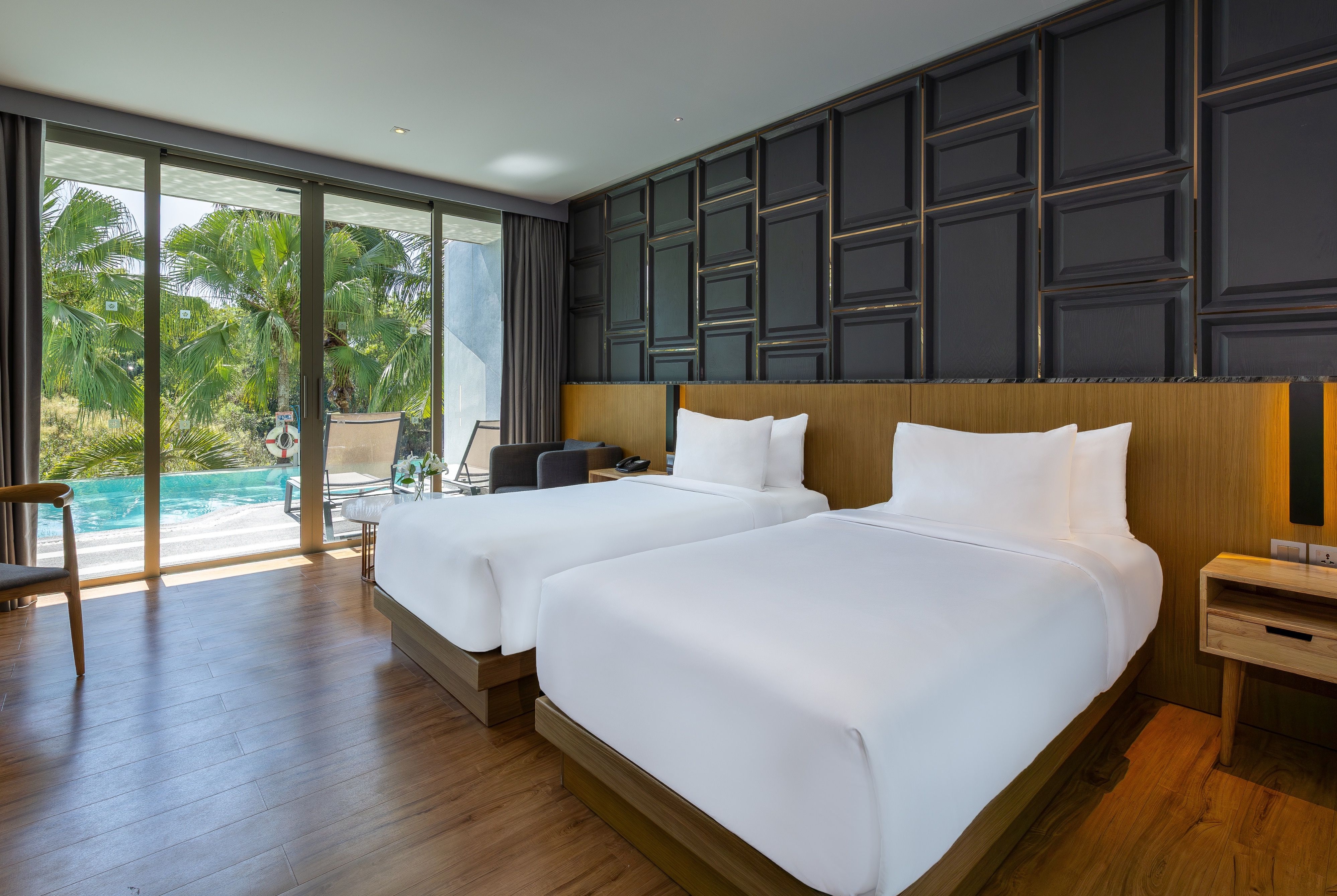 Guest room at the Wyndham Grand Nai Harn Beach Phuket in Phuket, Other than US/Canada