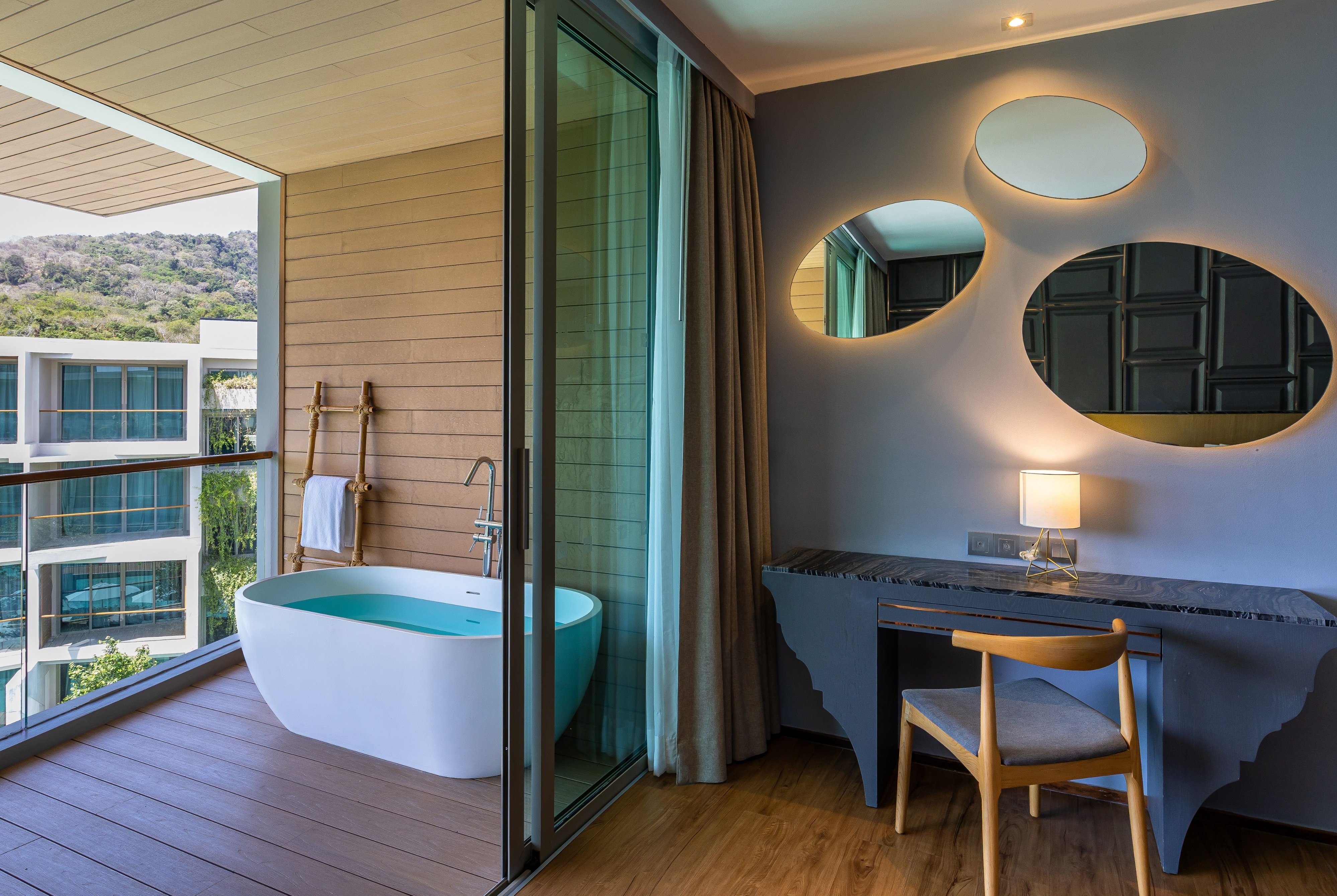 Guest room at the Wyndham Grand Nai Harn Beach Phuket in Phuket, Other than US/Canada