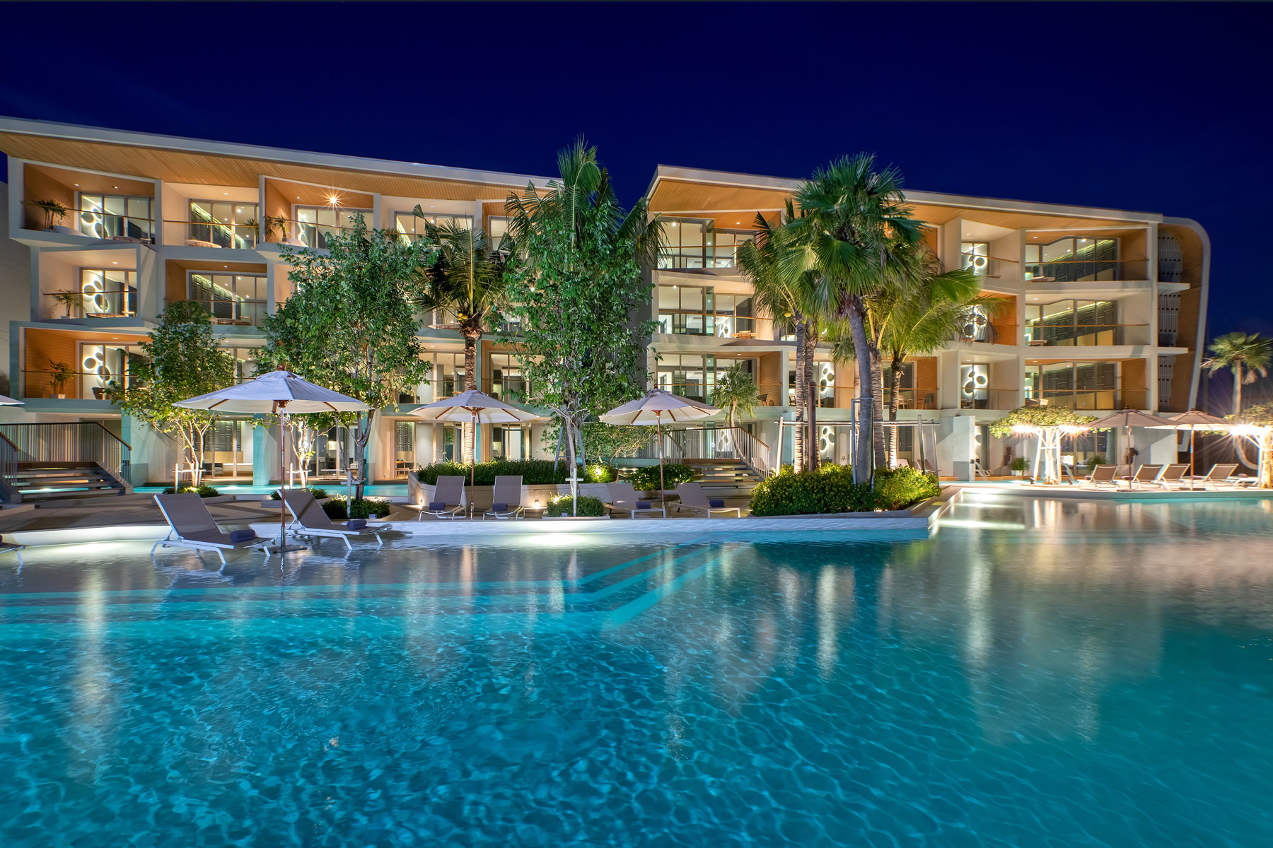 Exterior of Wyndham Grand Nai Harn Beach Phuket hotel in Phuket, Other than US/Canada