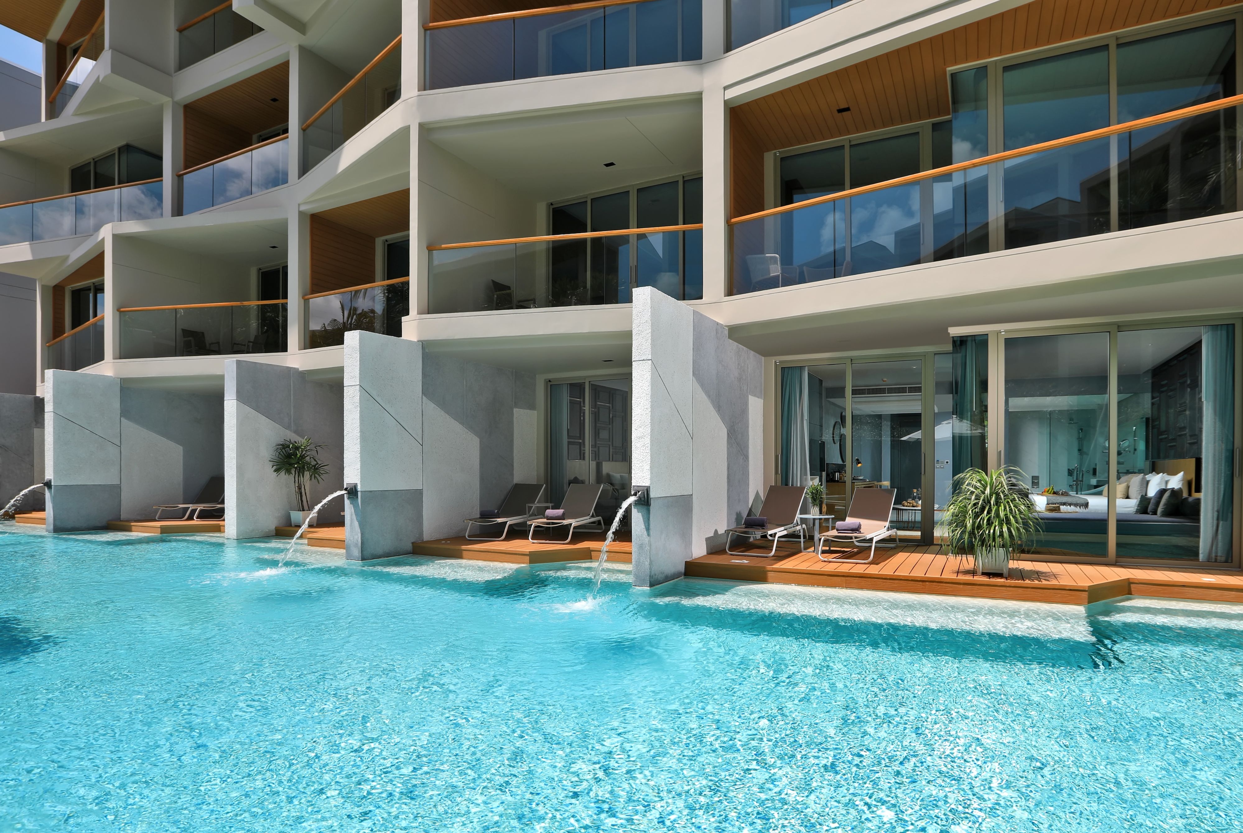 Pool at the Wyndham Grand Nai Harn Beach Phuket in Phuket, Other than US/Canada