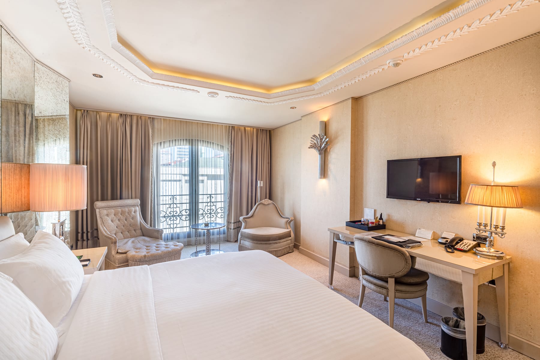 Guest room at the Wyndham Grand Istanbul Kalamis Marina Hotel in Istanbul, Other than US/Canada