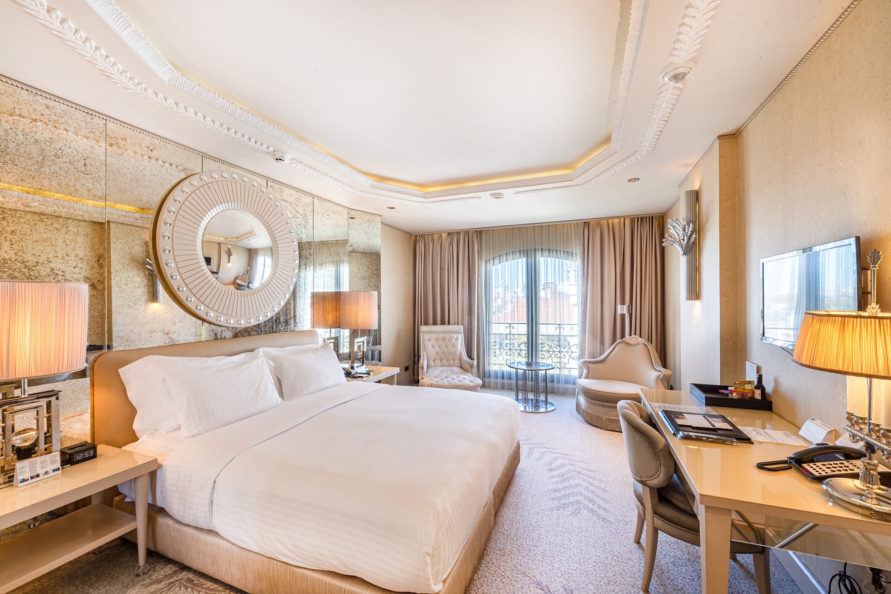 Guest room at the Wyndham Grand Istanbul Kalamis Marina Hotel in Istanbul, Other than US/Canada