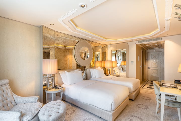 Guest room at the Wyndham Grand Istanbul Kalamis Marina Hotel in Istanbul, Other than US/Canada