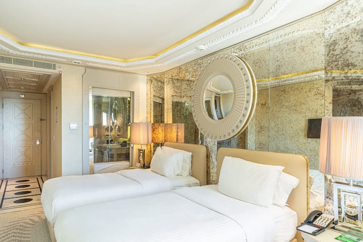 Guest room at the Wyndham Grand Istanbul Kalamis Marina Hotel in Istanbul, Other than US/Canada