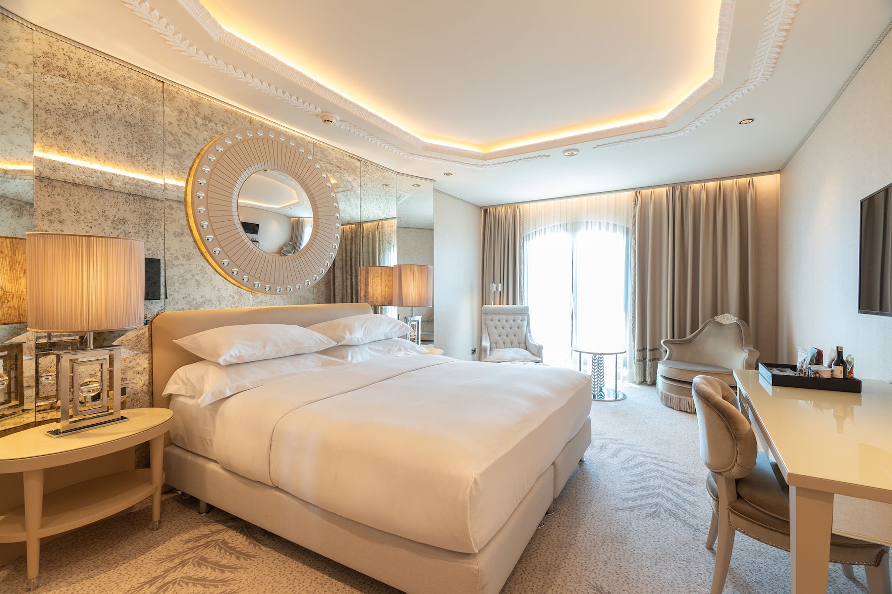 Guest room at the Wyndham Grand Istanbul Kalamis Marina Hotel in Istanbul, Other than US/Canada