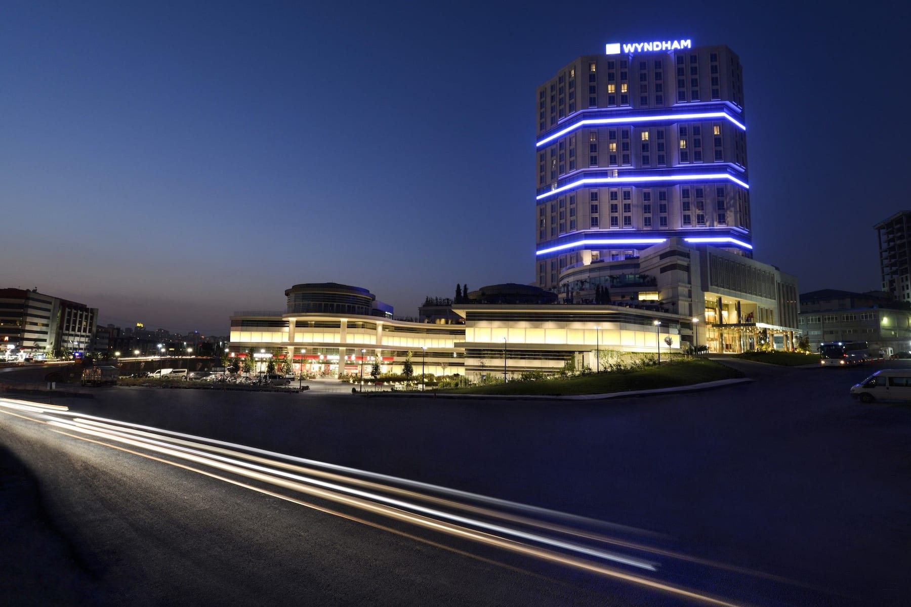Exterior of Wyndham Grand Istanbul Europe hotel in Istanbul, Other than US/Canada