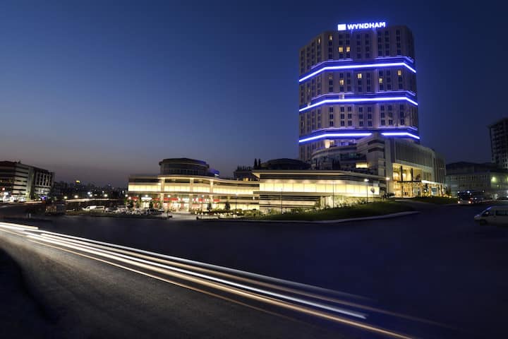 Exterior of Wyndham Grand Istanbul Europe hotel in Istanbul, Other than US/Canada