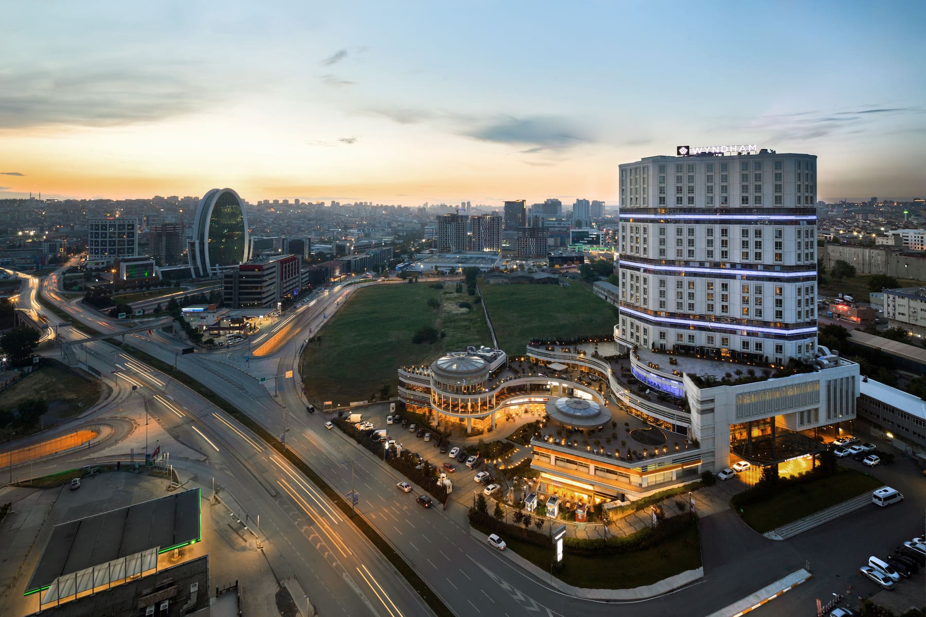 Exterior of Wyndham Grand Istanbul Europe hotel in Istanbul, Other than US/Canada
