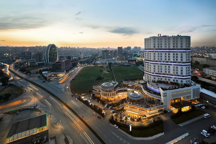 Exterior of Wyndham Grand Istanbul Europe hotel in Istanbul, Other than US/Canada